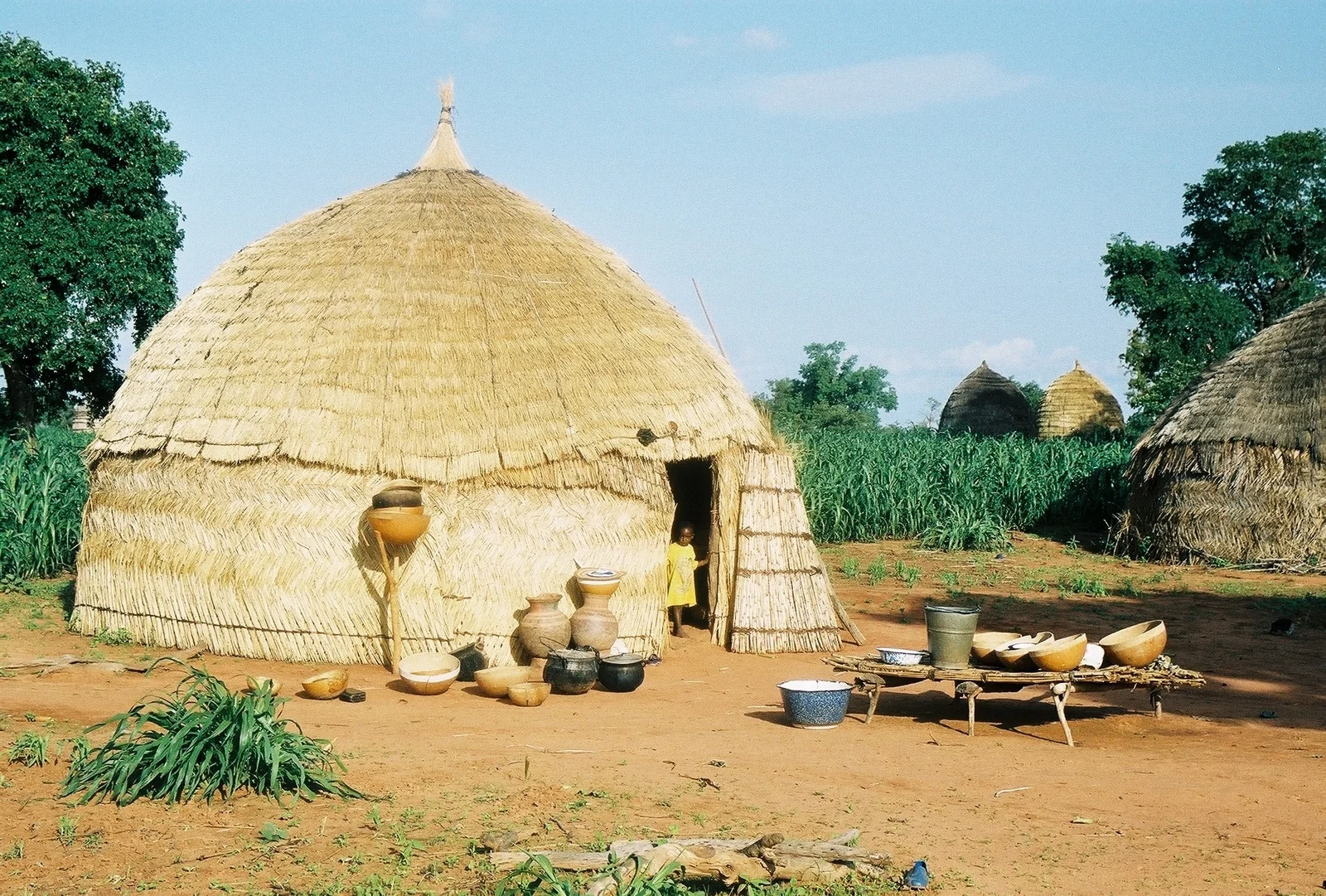 Hutte © Projet éducatif Niger