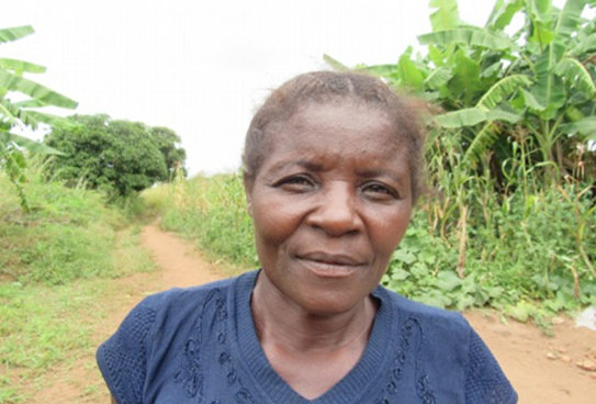 Alis Mpande, a 54-year-old resident who makes her living by farming, shares that she is happy since she can drink safe water from the well again.