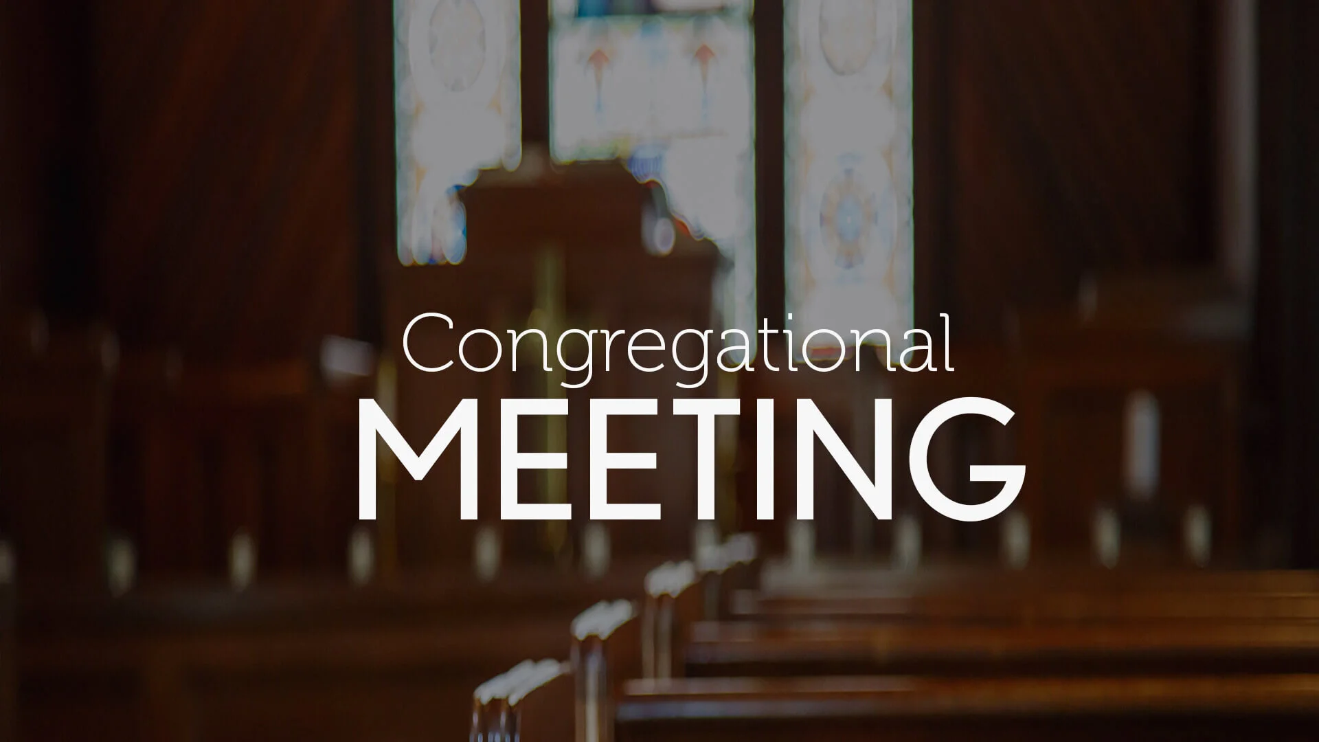 Congregational Meeting