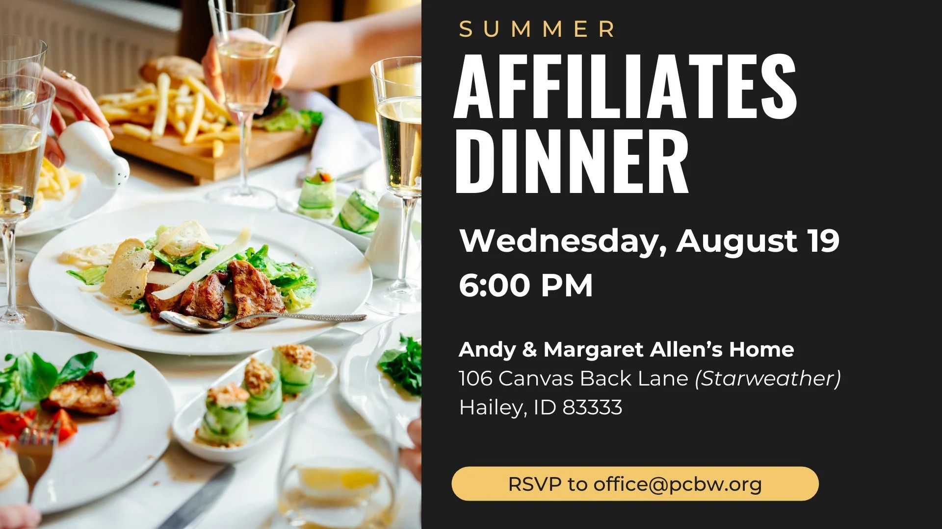 Affiliates Dinner