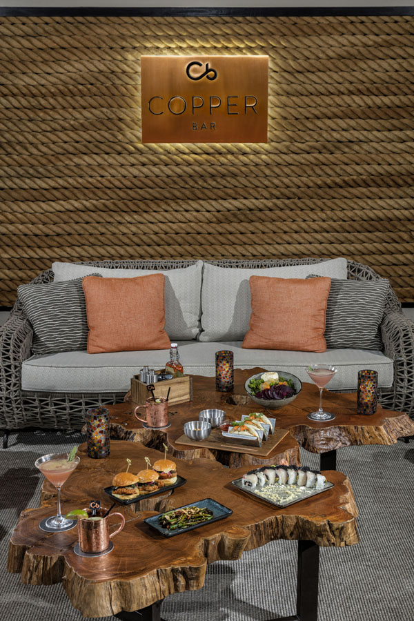 Copper Bar, Mauna Kea Beach Hotel — Hiram Banks Lighting Design
