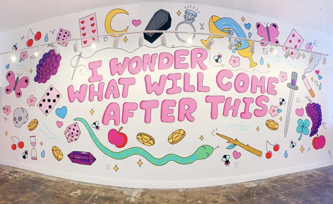 mural at JUNIOR HIGH LOS ANGELES for a solo exhibition, north hollywood, CA 2019