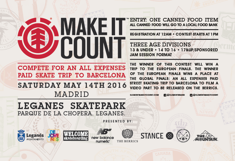 MAKE IT COUNT | 14 de Mayo, Leganés‏