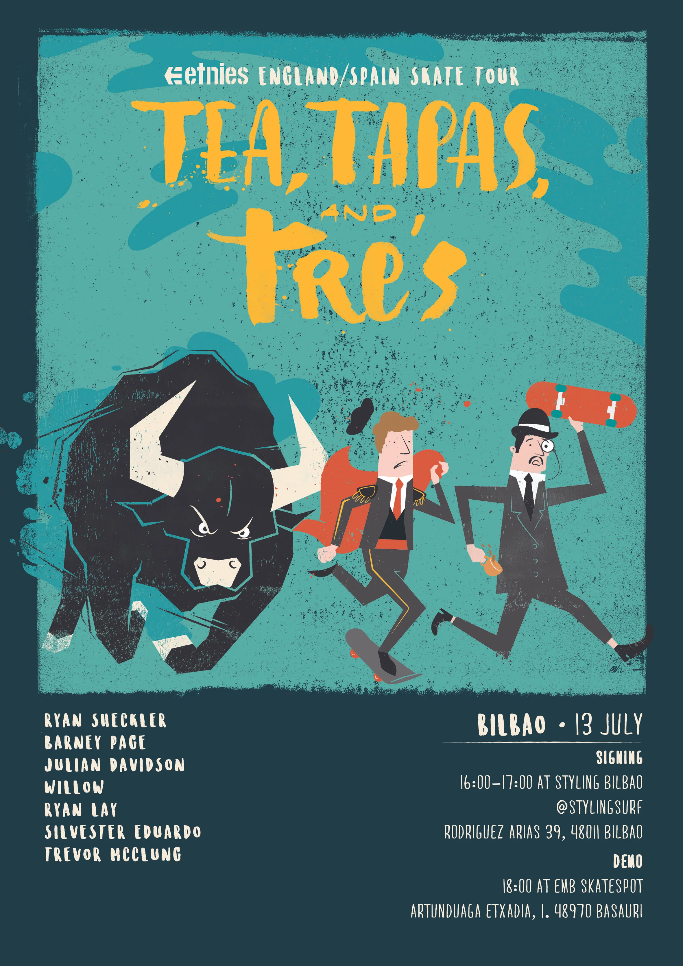 Etnies | Tea, Tapas & Tres