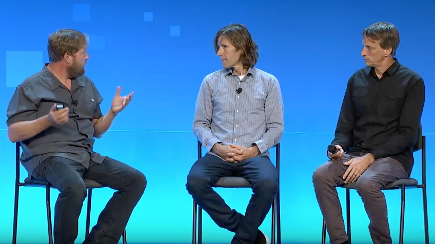 Tony Hawk and Rodney Mullen | IBM VMworld session