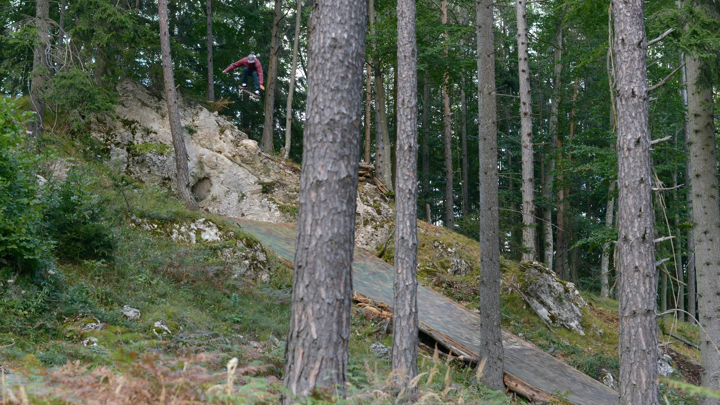 Red Bull | Skating Through A Forest with Gustavo Ribeiro, Ryan Decenzo &amp; Friends