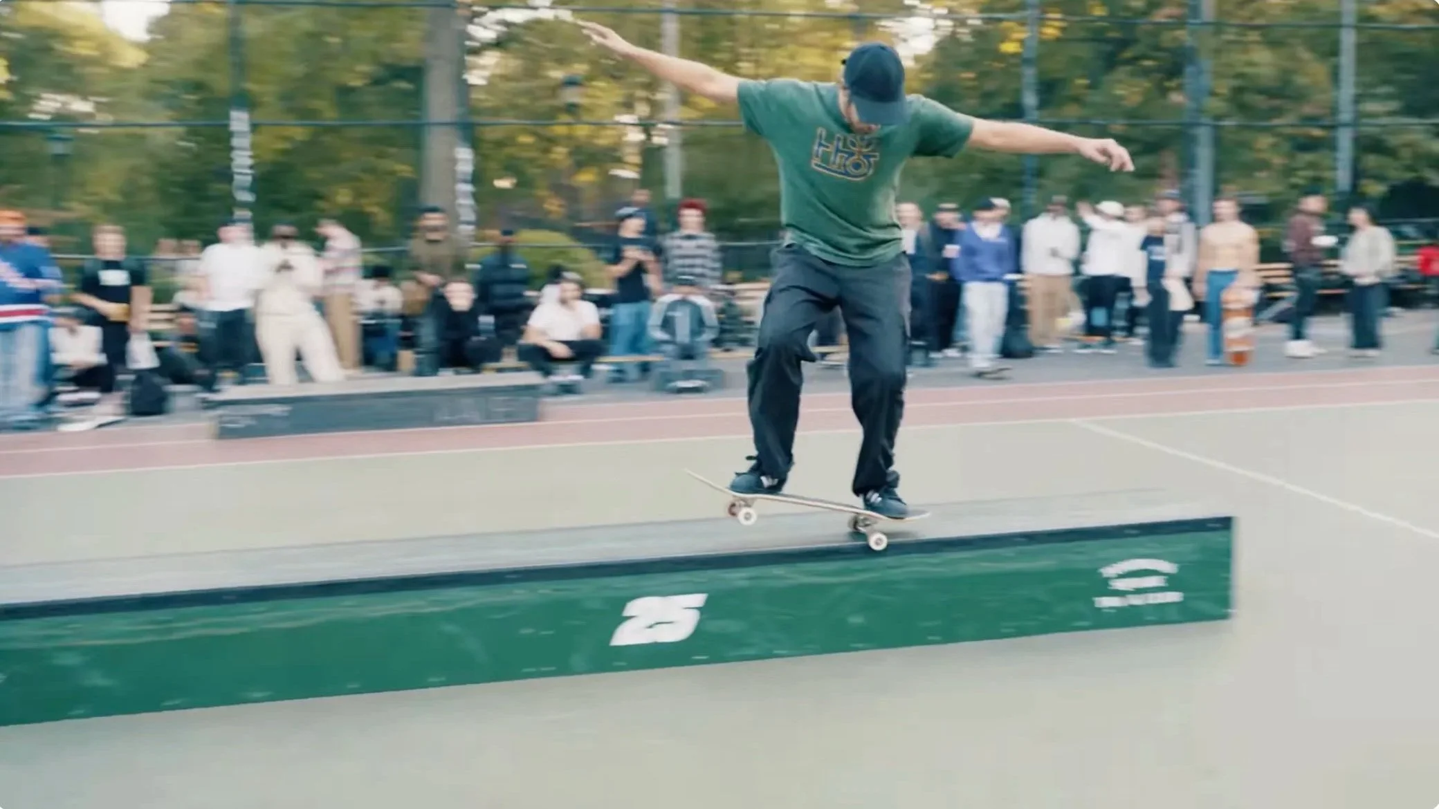 Quartersnack x Adidas | Tompkins Long Ledge Jam Takes Over NYC