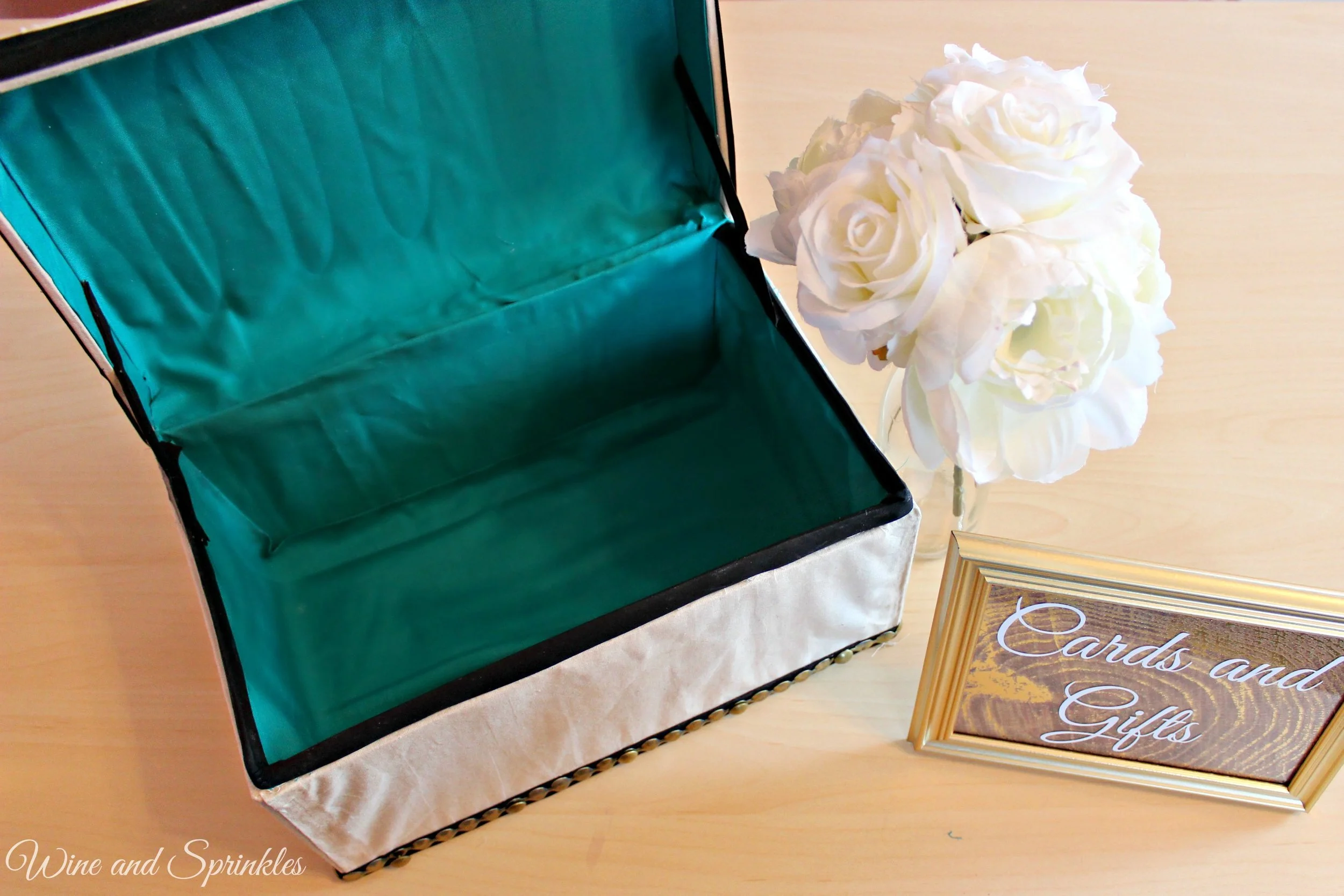 No Sew Steamer Trunk Card Box