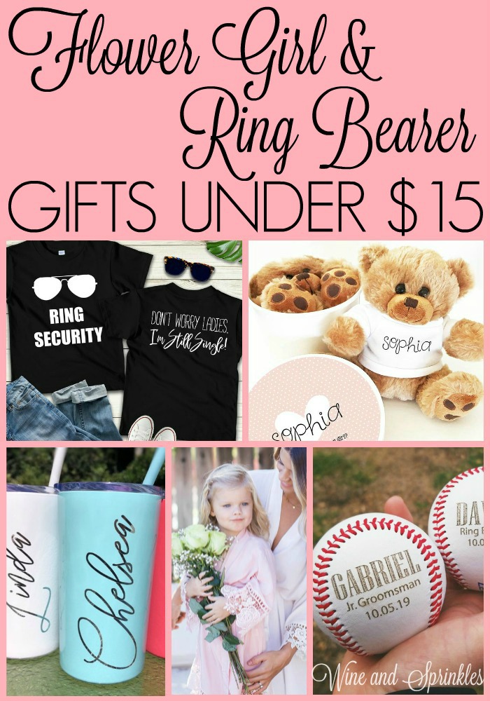 Flower Girl and Ring Bearer Gifts Under 