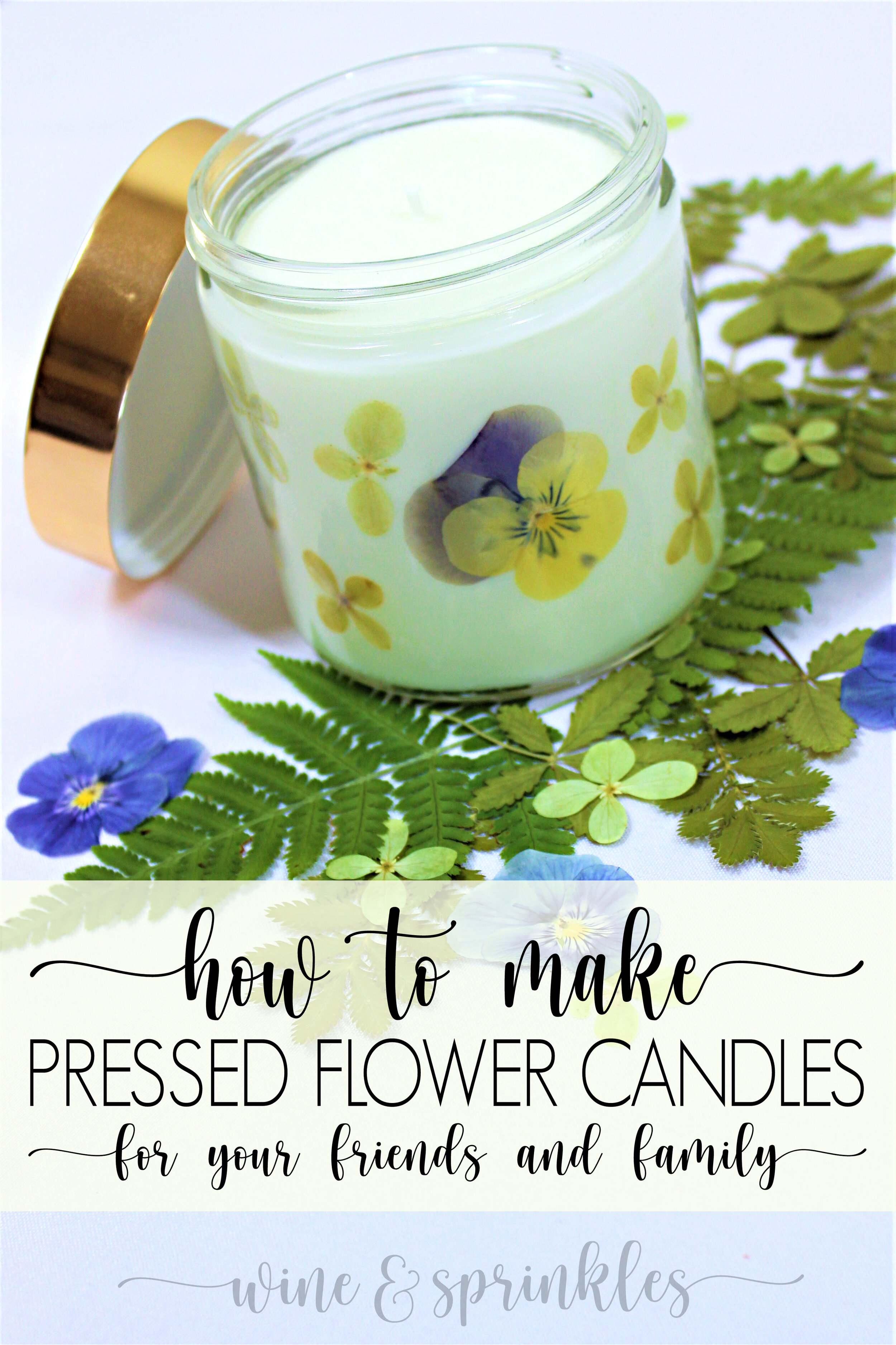 How we make dried flower candles! 