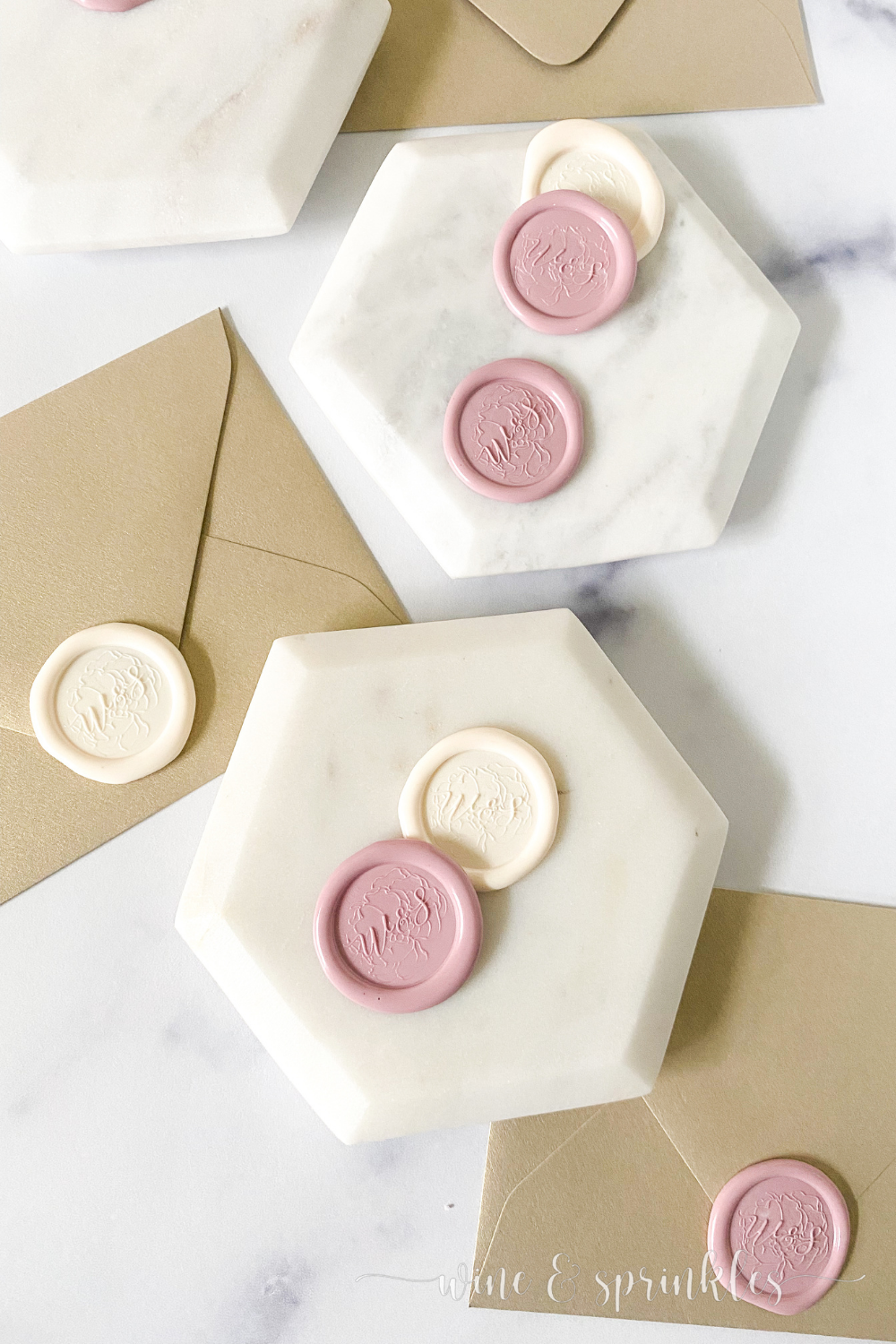 DIY Simple Self Adhesive Wax Seals — Wine & Sprinkles