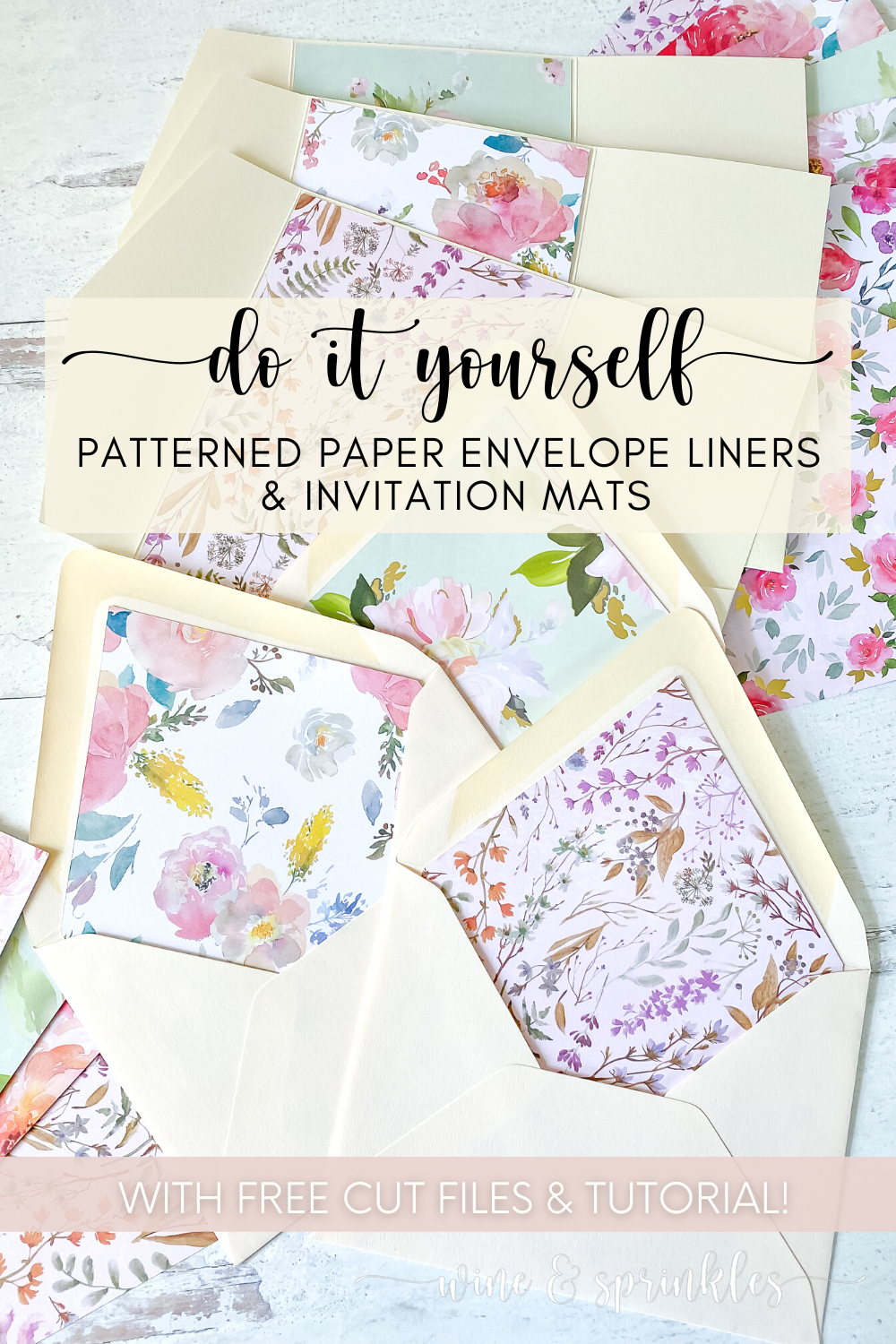 Envelope Liners  Pattern Paper - Cards & Pockets