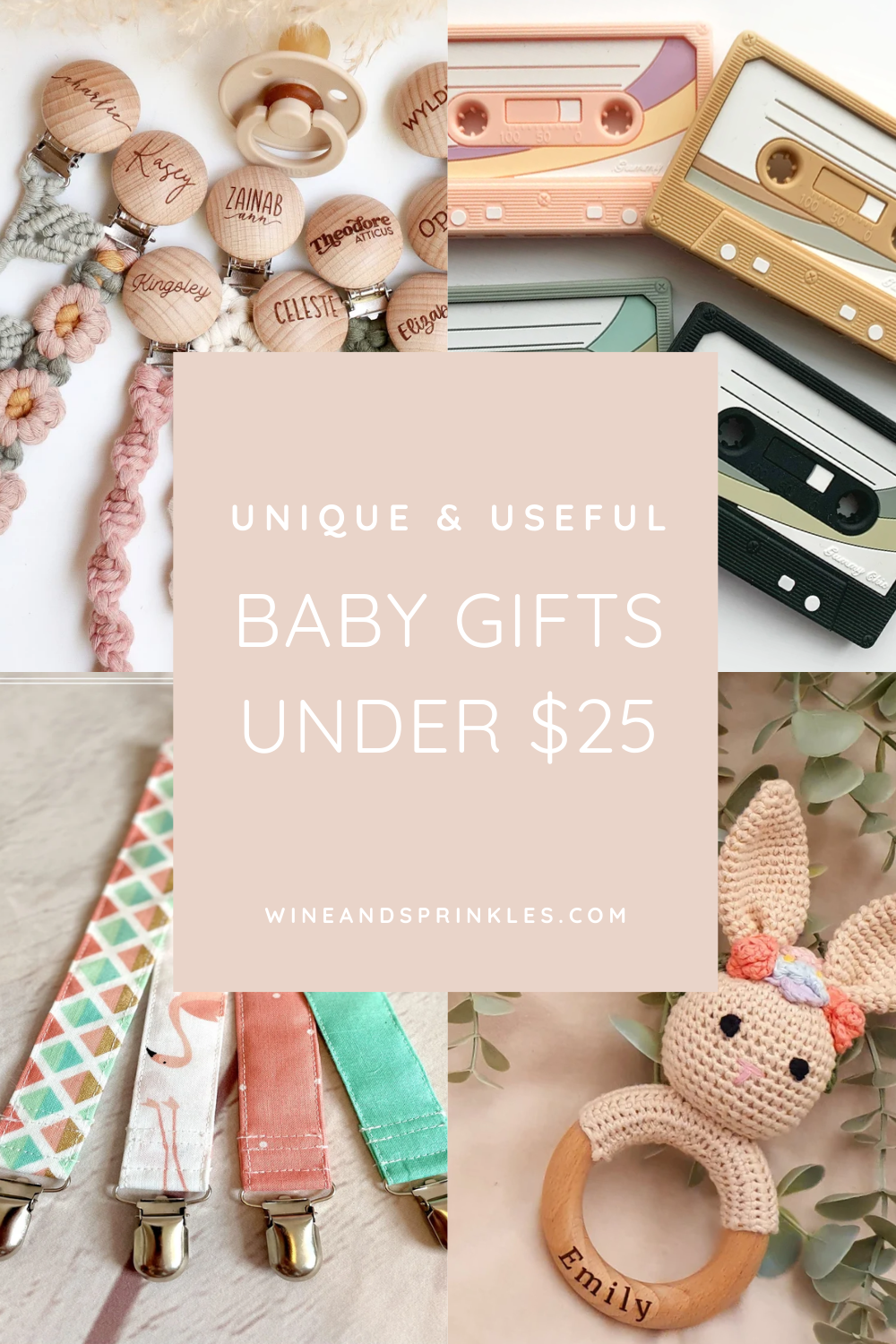 25 Unique and Affordable Baby Shower Gifts Under $25 — Wine & Sprinkles