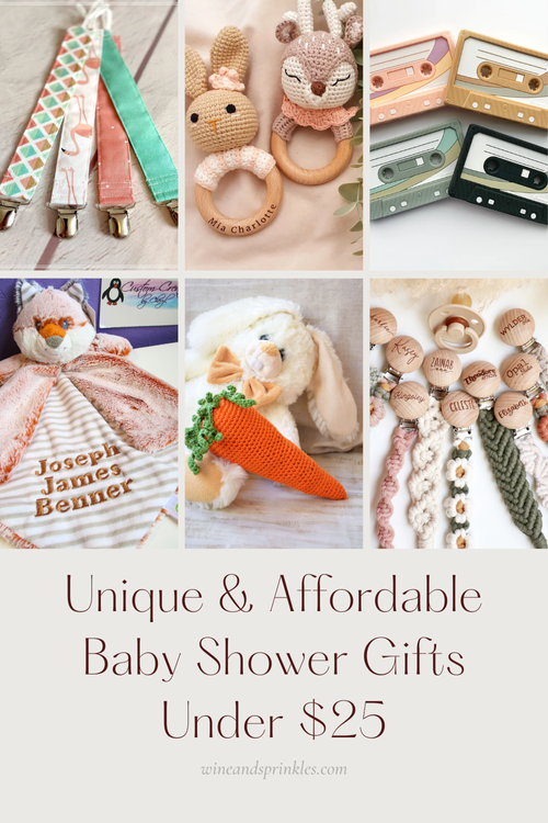 25 Unique and Affordable Baby Shower Gifts Under $25 — Wine & Sprinkles