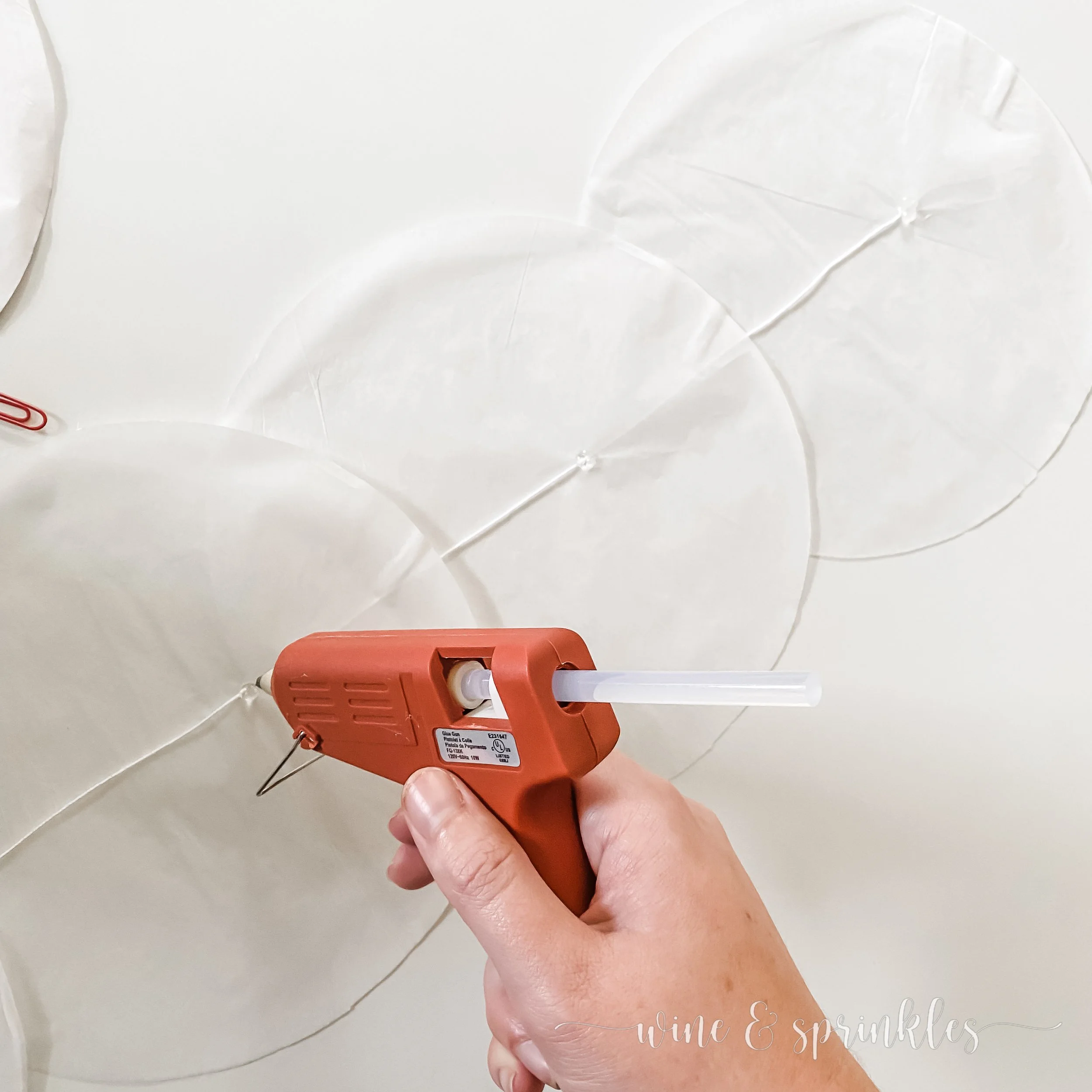 DIY Tissue Paper Circle Photo Booth Backdrop — Wine & Sprinkles