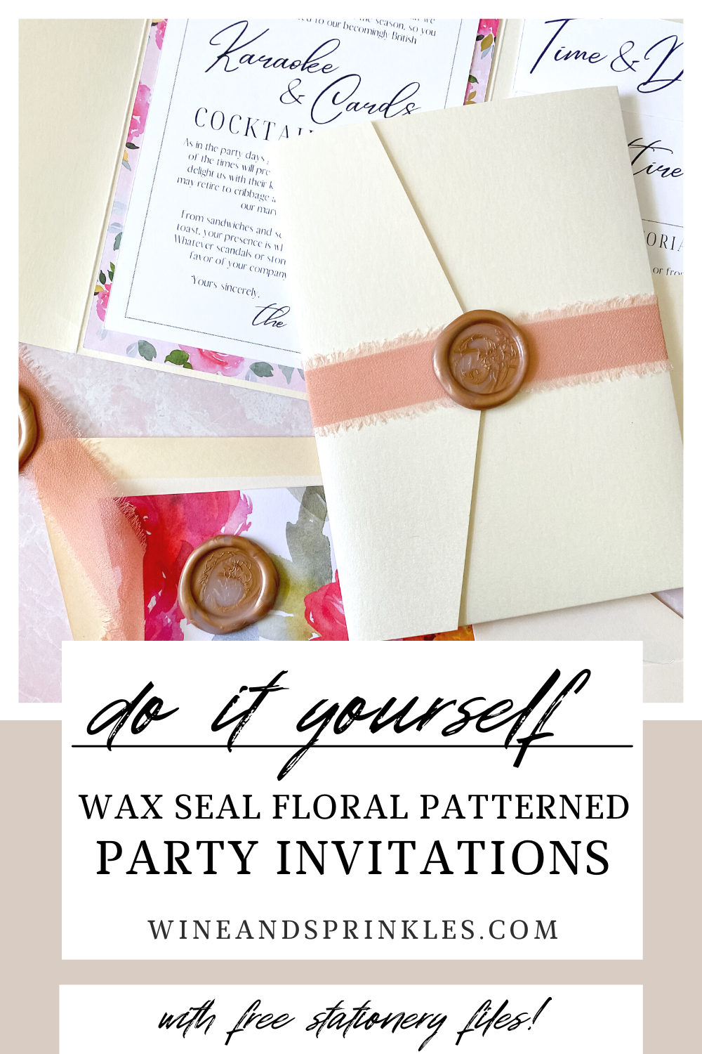 How to make a Wedding Envelope Sealer with Illustrator and Cricut