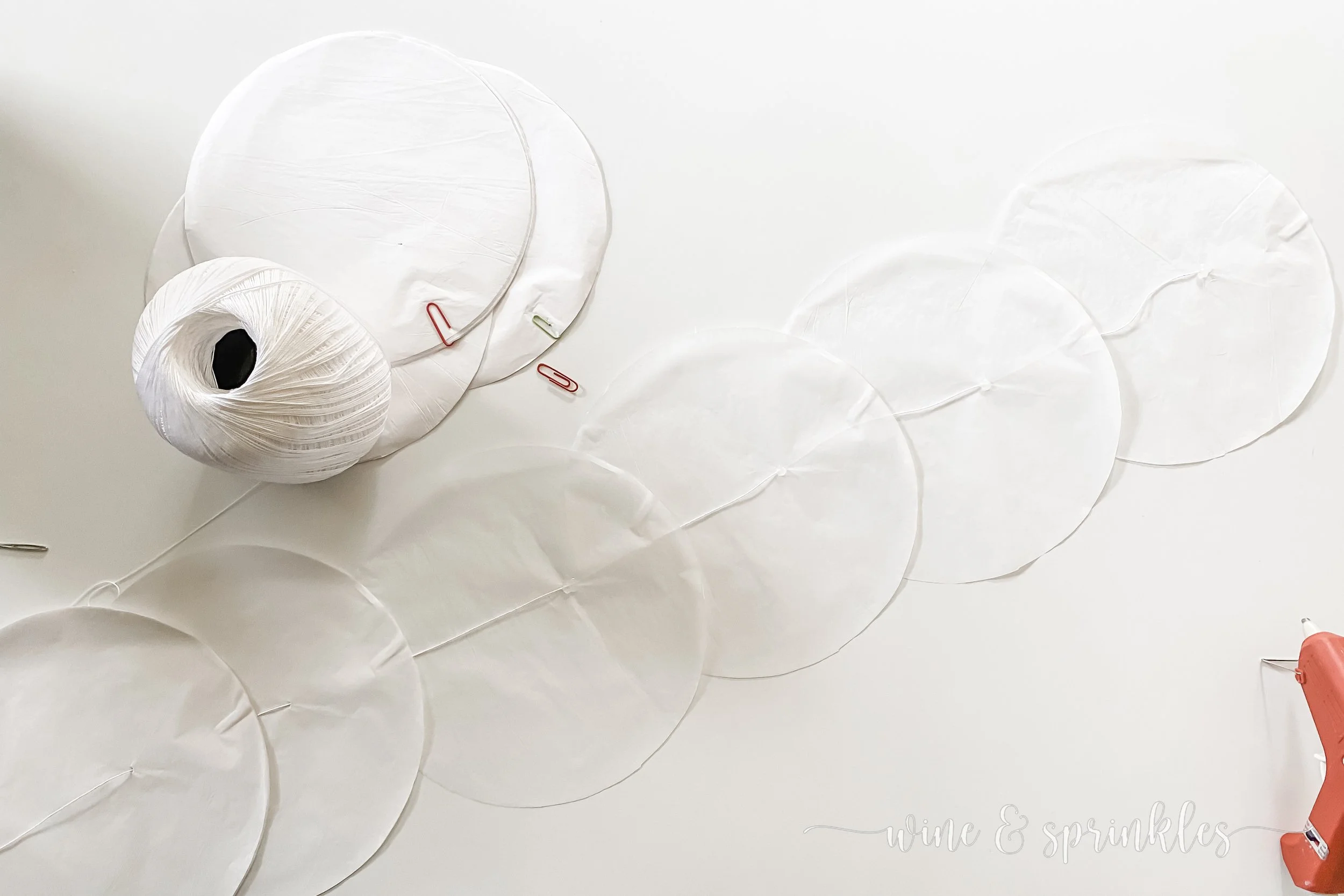 DIY Tissue Paper Circle Photo Booth Backdrop — Wine & Sprinkles