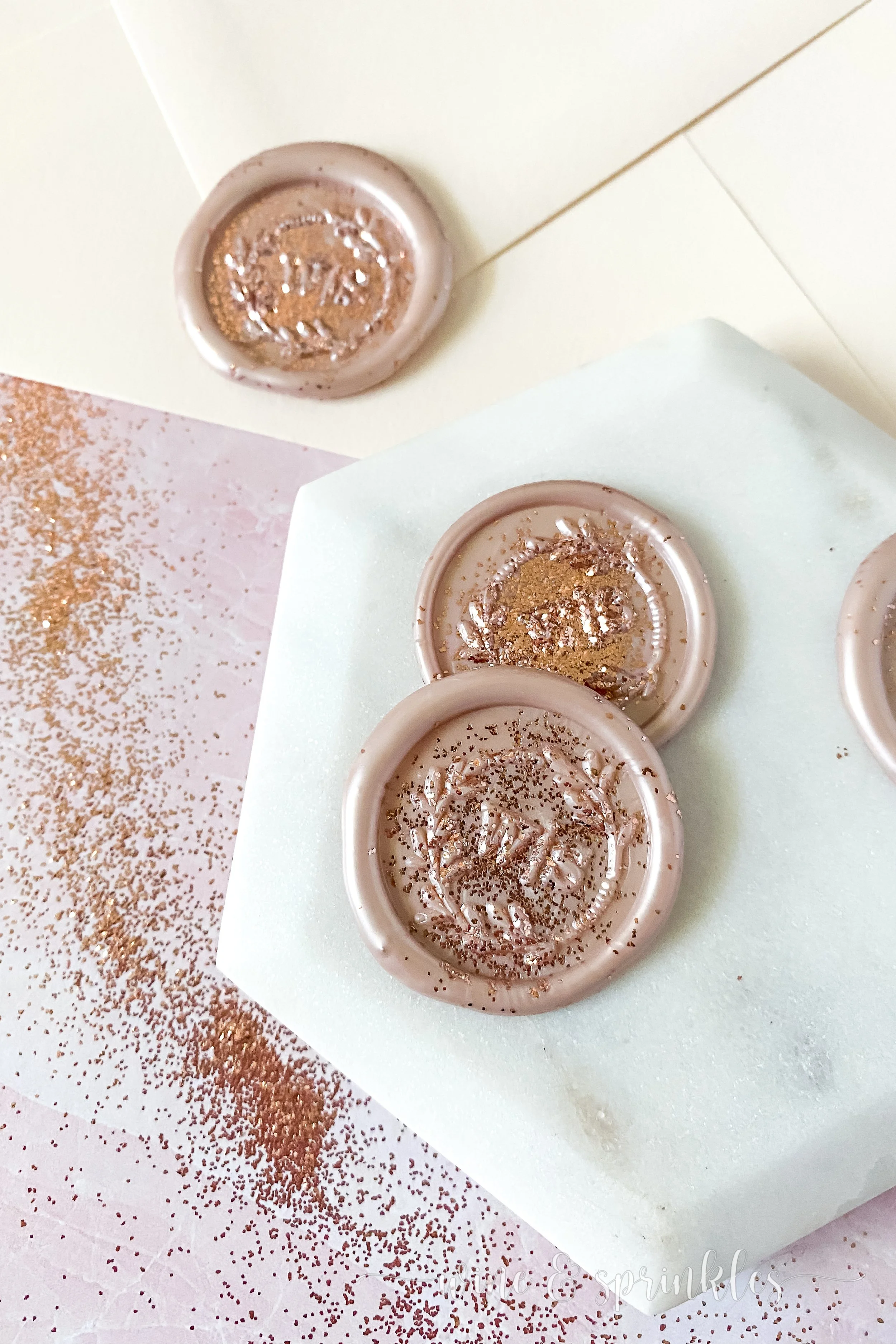 DIY Simple Self Adhesive Wax Seals — Wine & Sprinkles