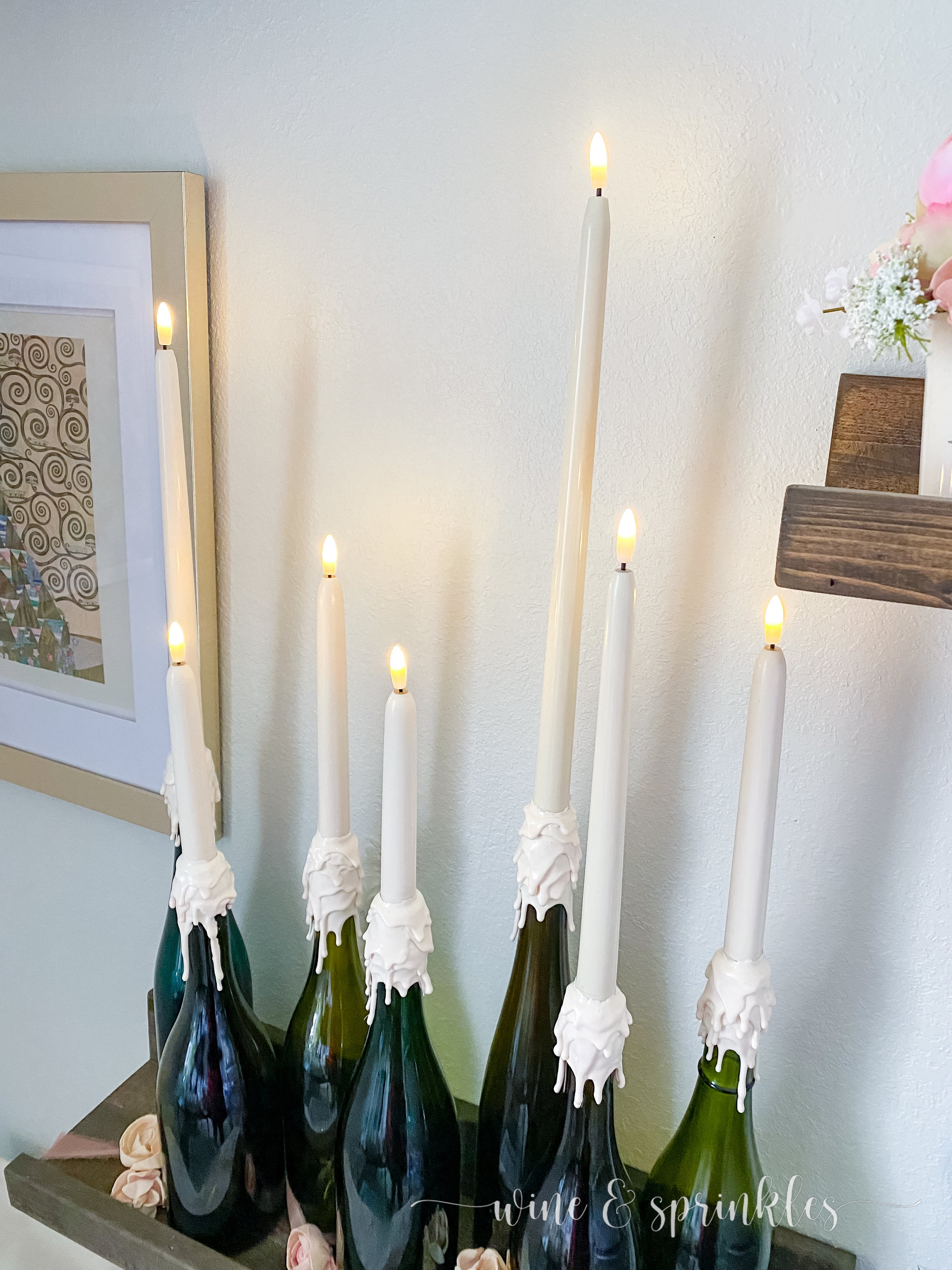 Bottle Candle Covers  Wine bottle, Candle cover, Diy projects
