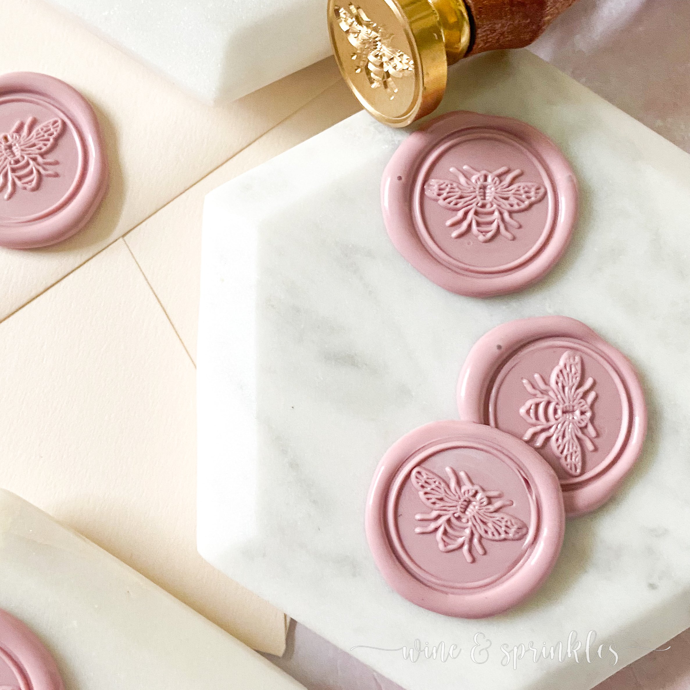 DIY Simple Self Adhesive Wax Seals — Wine & Sprinkles