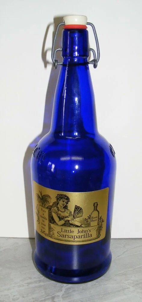 An example of the sarsaparilla bottle