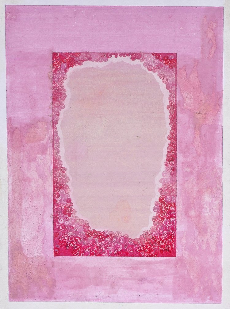 Untitled, gouache on paper, 8 x 10 in, 2014