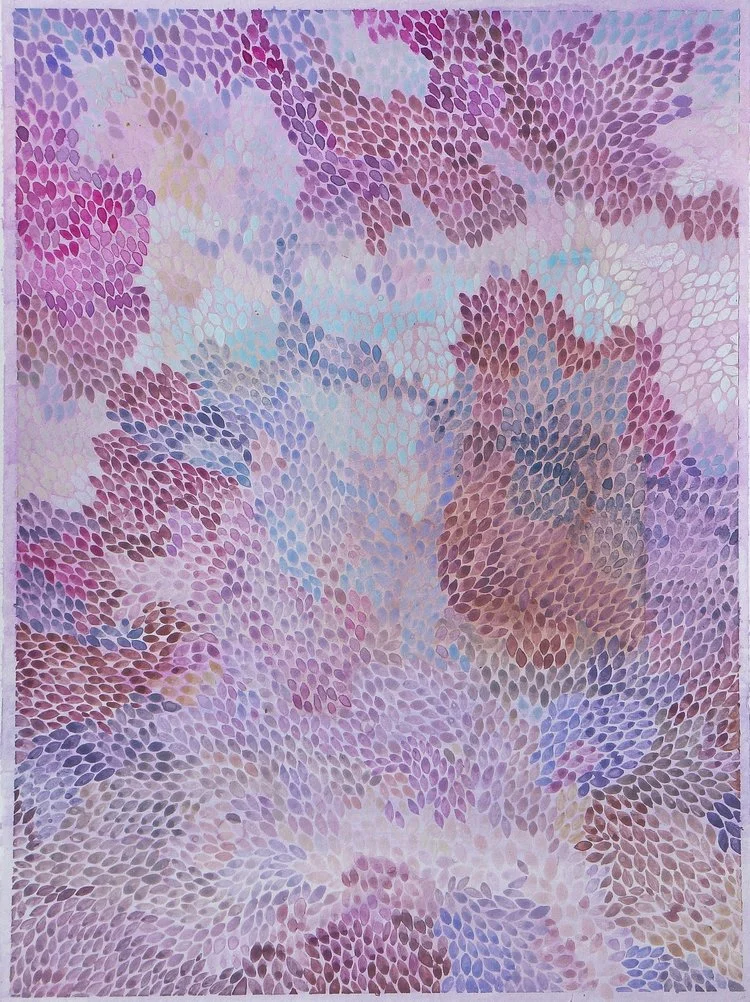 Untitled, gouache on paper, 5 x 7 in, 2015
