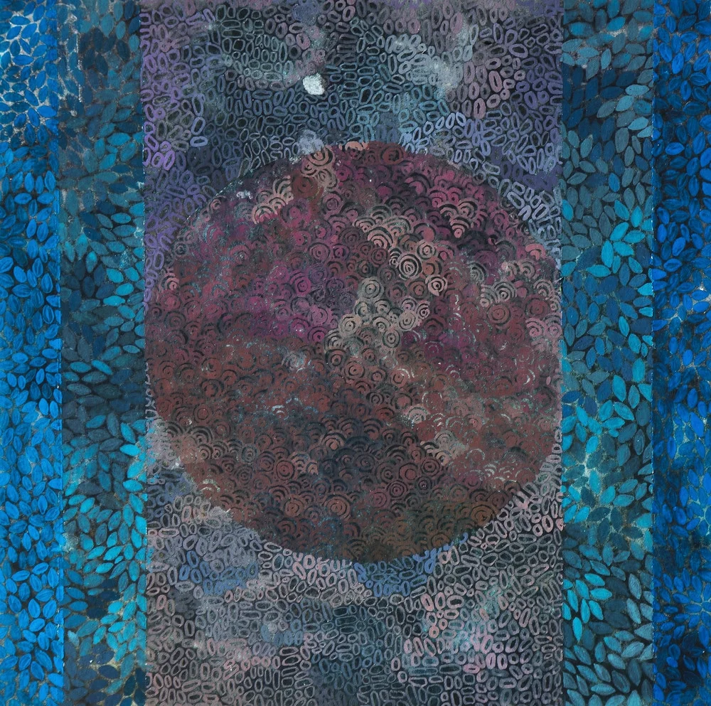 Untitled, gouache on paper, 6 x 6 in, 2016
