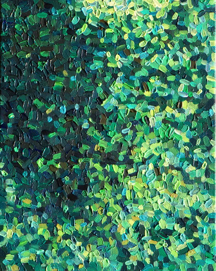 Untitled, acrylic on canvas, 8 x 10 inches (sold)