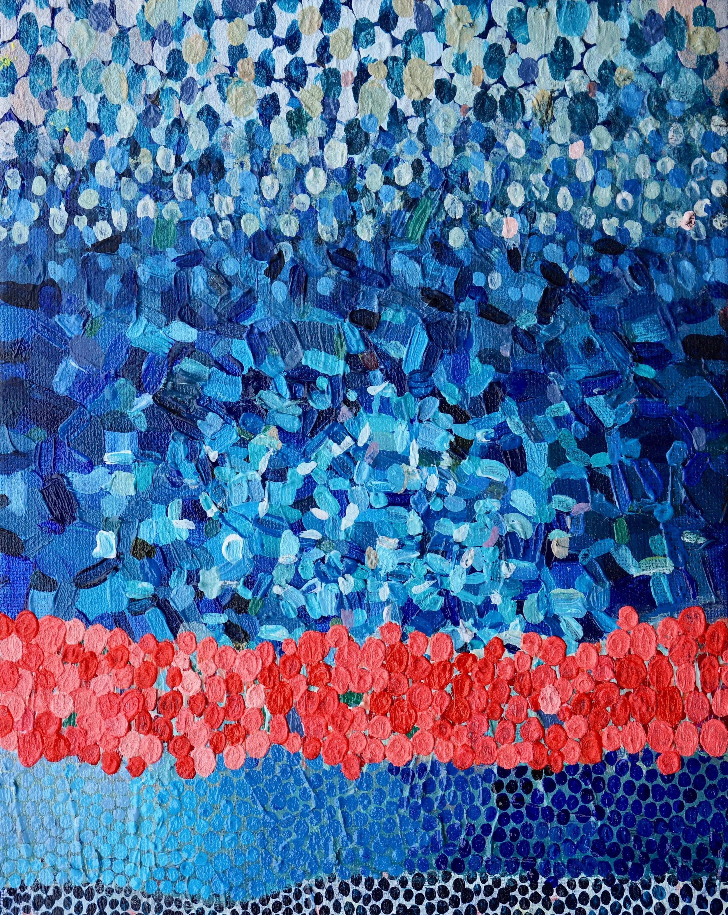 Untitled, acrylic on canvas, 8 x 10 inches (sold)