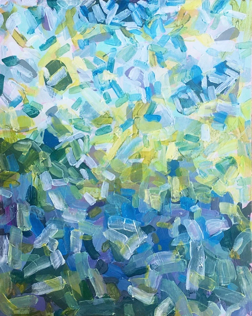 Untitled, acrylic on canvas, 16 x 20 inches