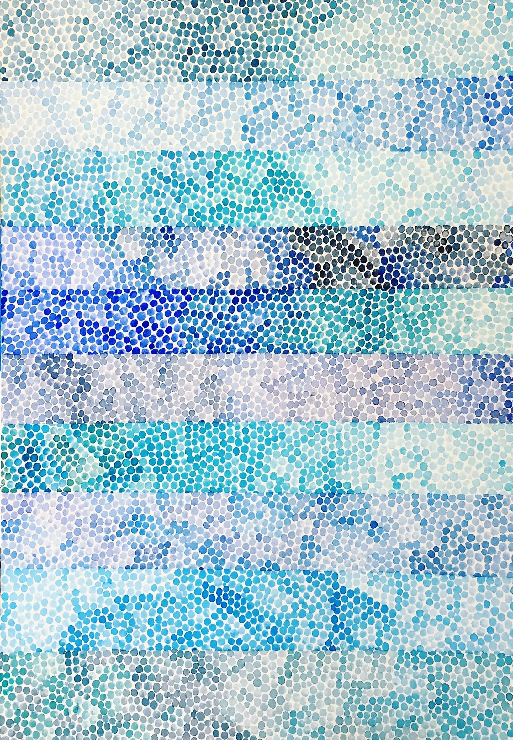 Untitled, watercolor on paper, 7 x 10 inches
