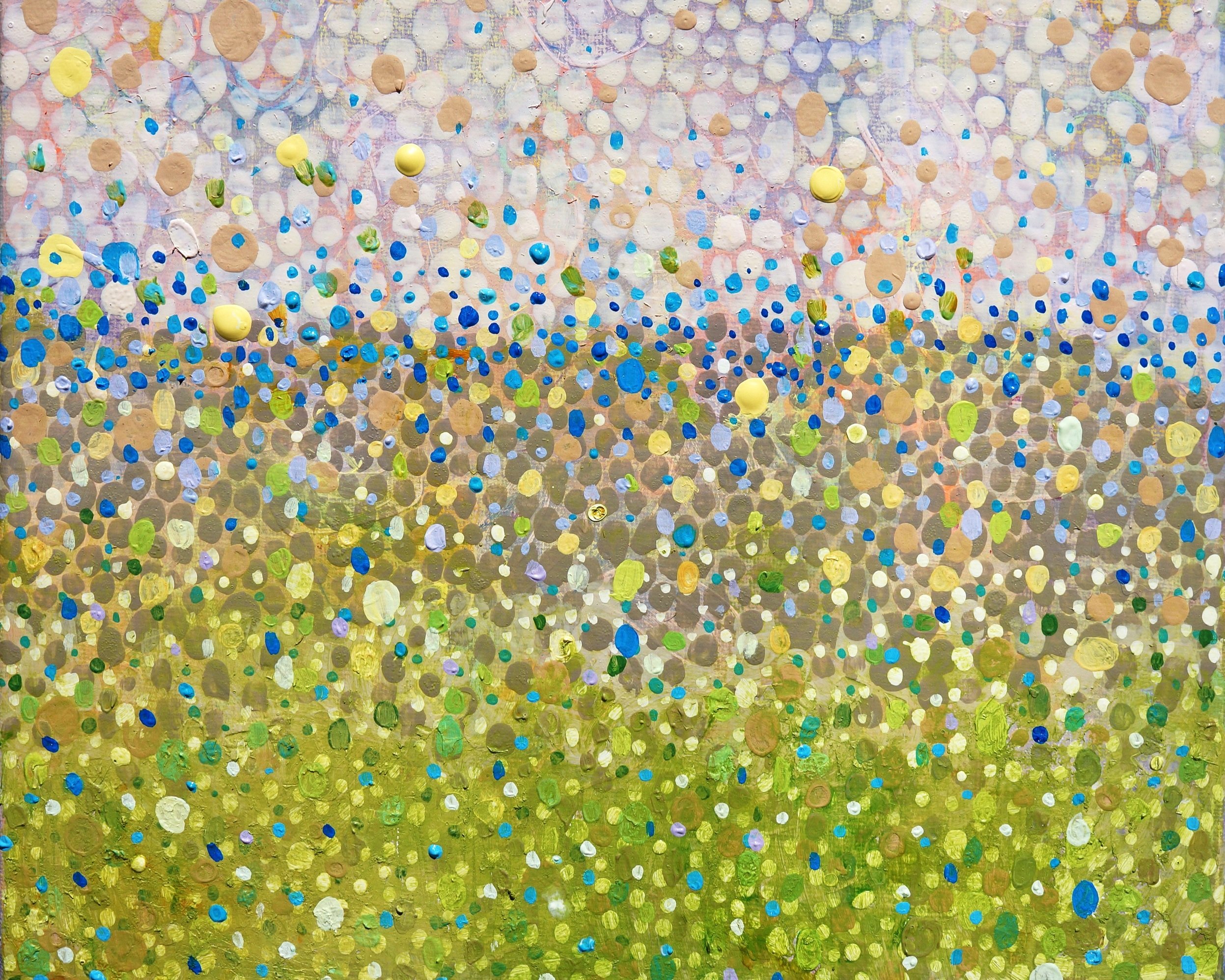 Field, 2017, acrylic & varnish on canvas, 12 x 12 inches
