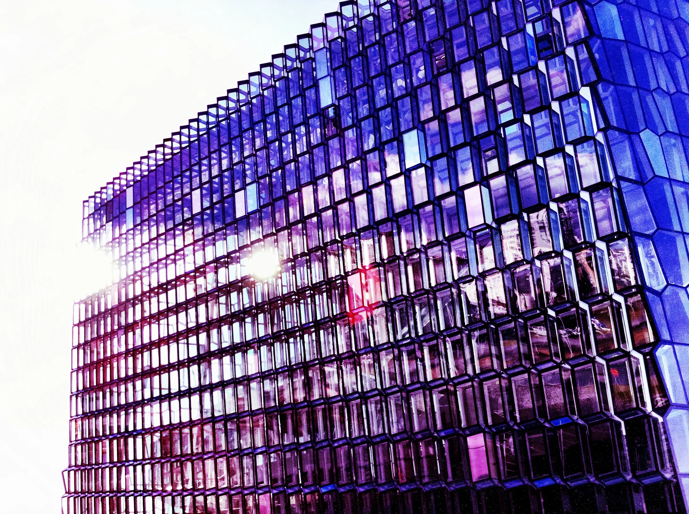  The hot dog stand is across from the  Harpa  music hall. &nbsp; 