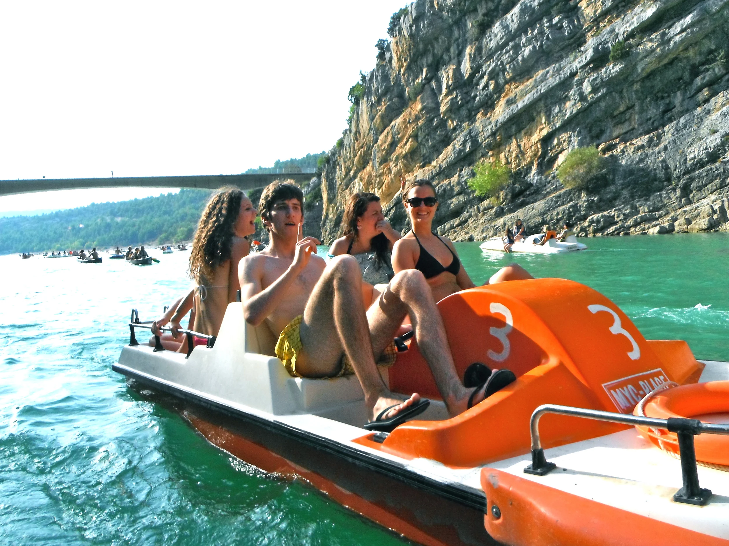  Our second day we ventured to  Lake Croix , which included paddle boats, cliff diving, and beautiful sunsets. &nbsp; 
