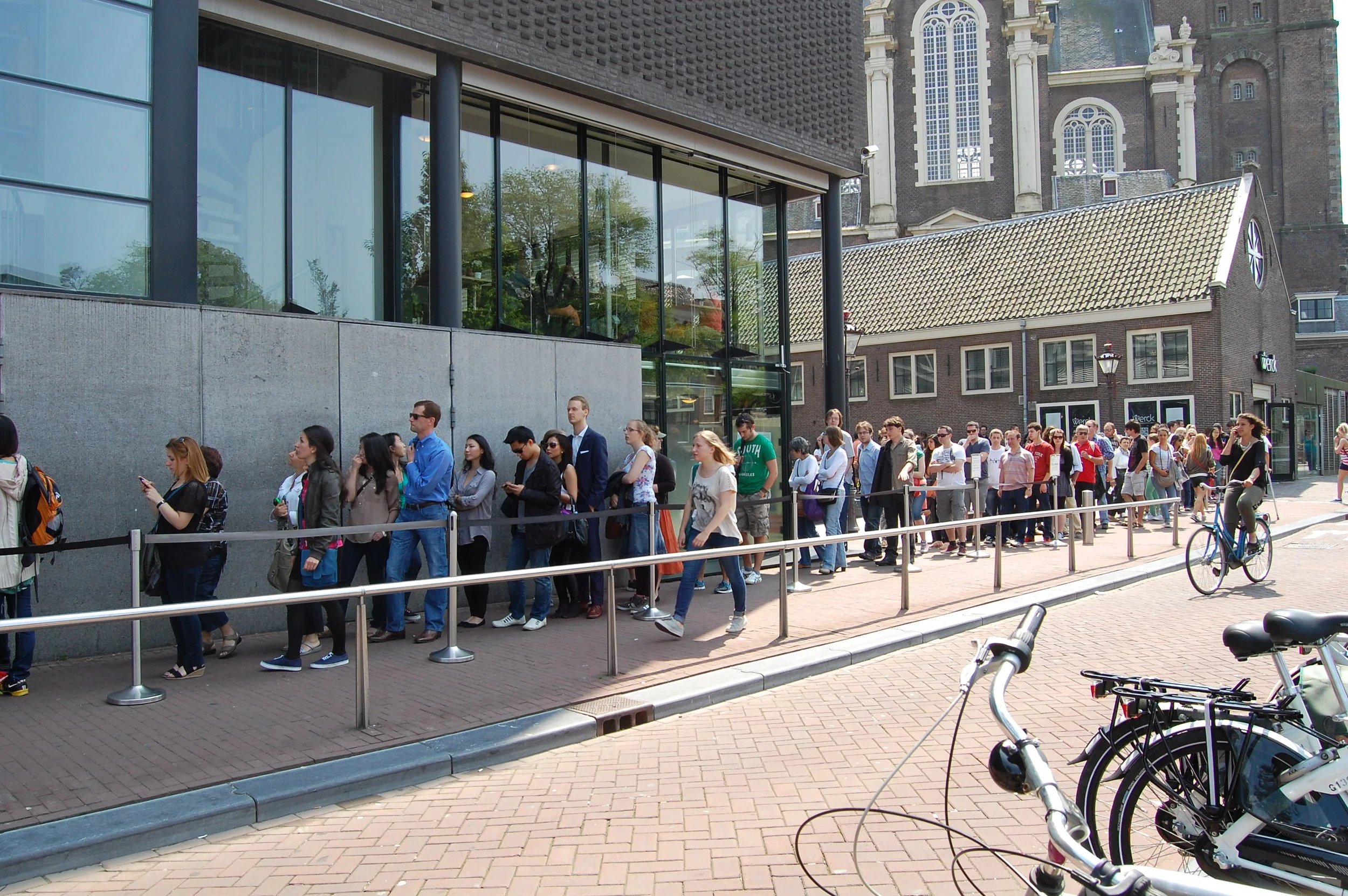  Outside of the Red Light District, there are other attractions in Amsterdam, including the  Anne Frank House . &nbsp;The line was literally out the door, so I did not go inside. &nbsp;If you're planning on checking it out, pre-purchase tickets. &nbs