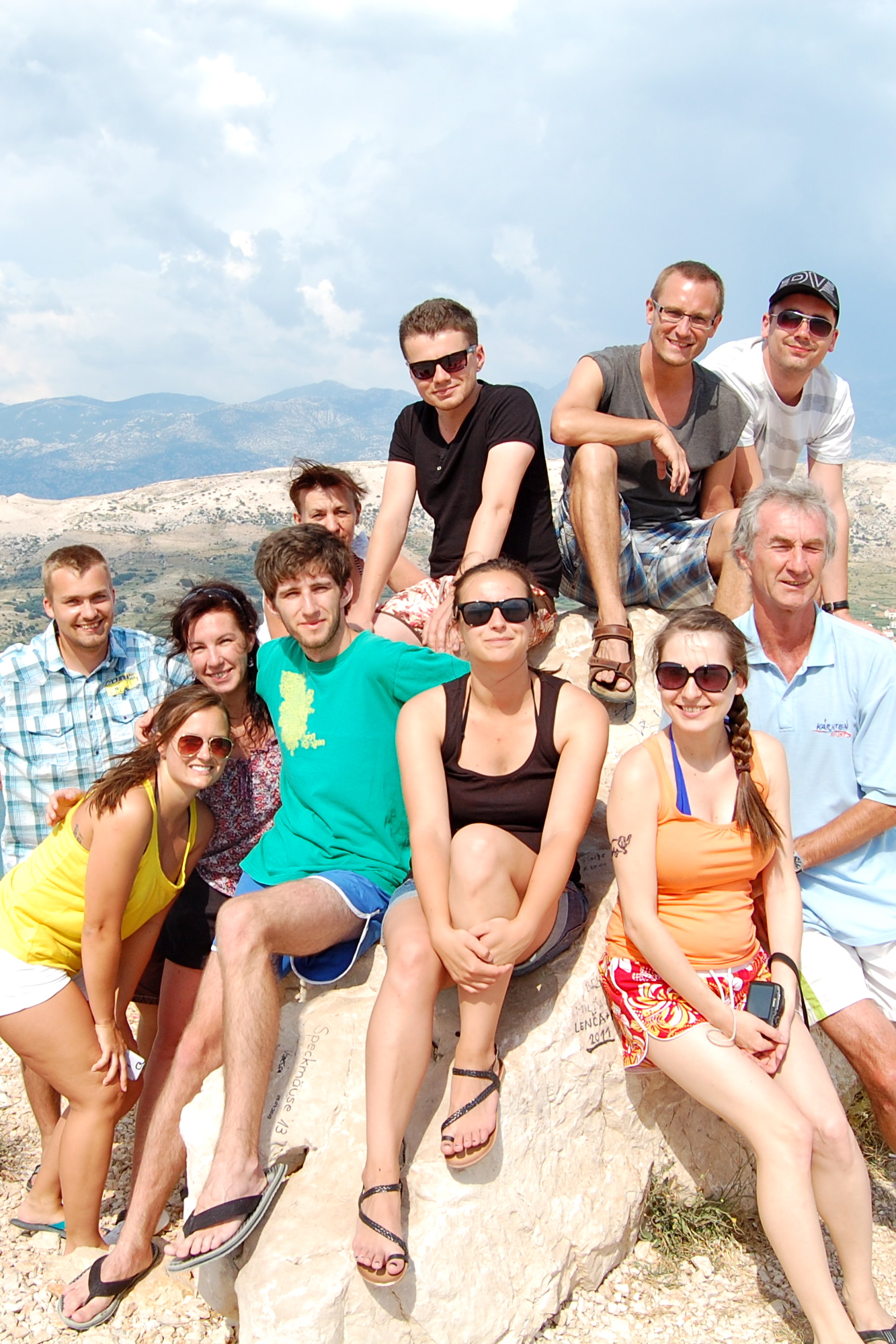  Our group. &nbsp;Each day, we traveled to different parts of the region and explored various islands, beaches, and towns. &nbsp; 