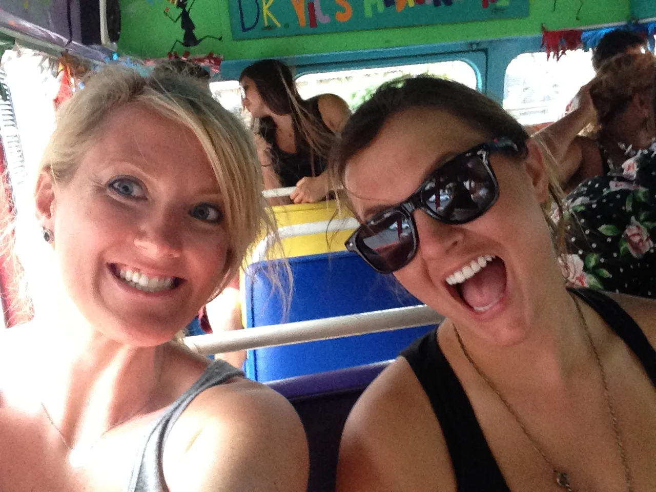  We saw a party bus driving around the island that looked inviting. &nbsp;After some very, very last minute plans, we were able to ride the&nbsp; Kukoo Kunuku &nbsp;for the night. &nbsp;Definitely check it out. 