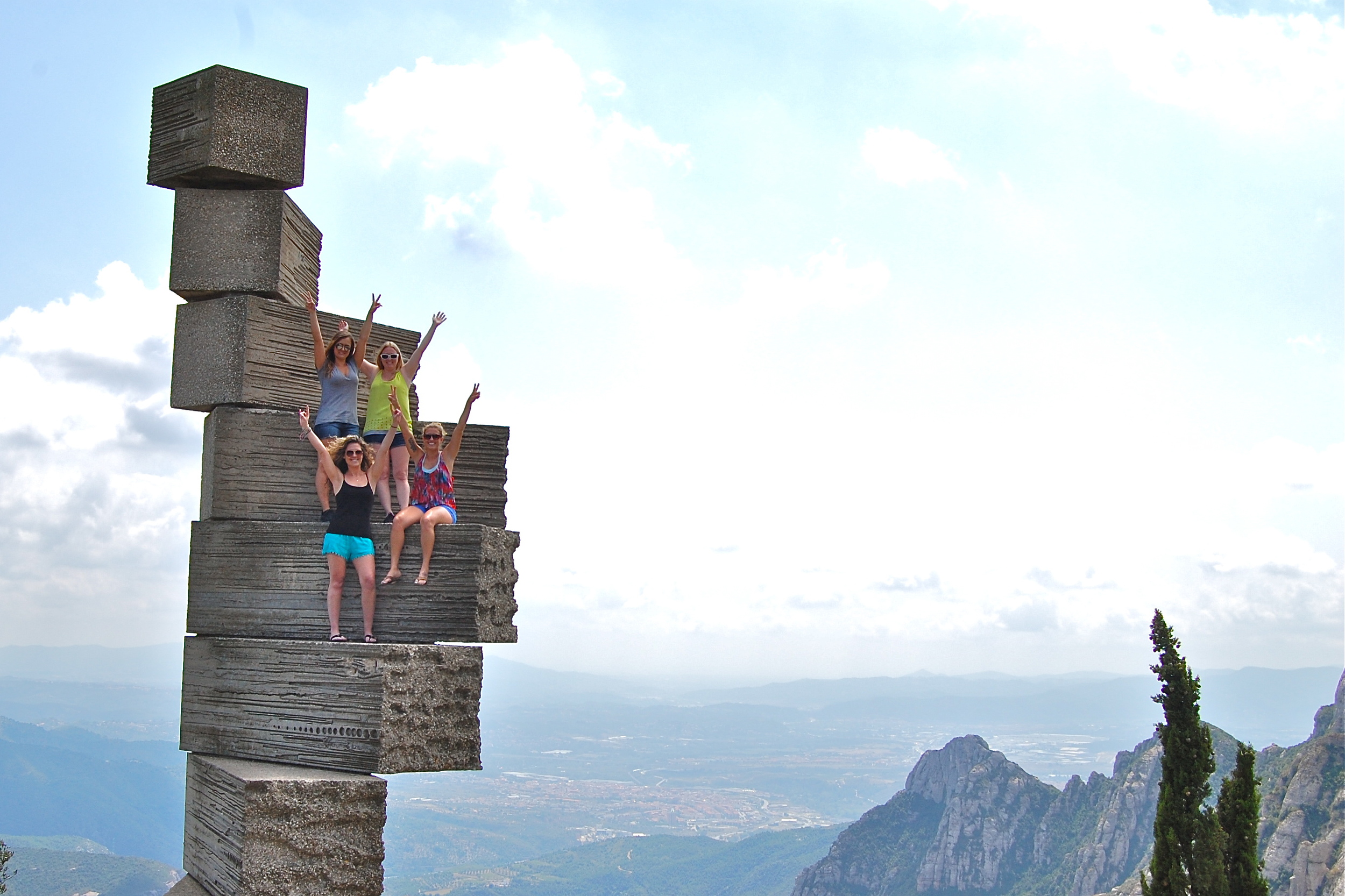  Another Trip Advisor recommendation was the&nbsp;day trip to  Montserrat , a monk monastery. &nbsp;A cable car takes you up the mountain, then you're free to roam about at your leisure. &nbsp;  There's a second train that takes you to the highest po