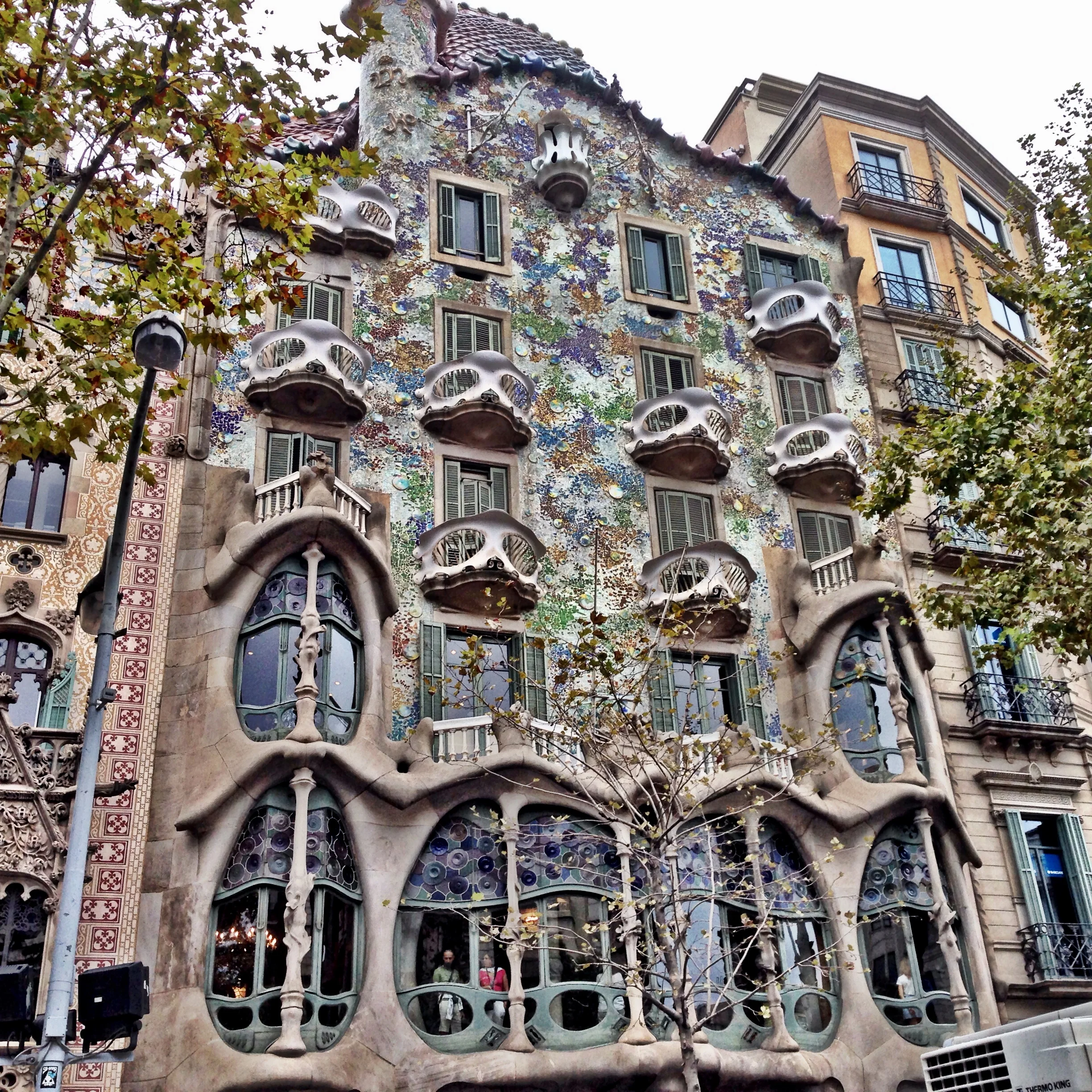  Gaudi's work is all over Barcelona, including the  Casa Batllo . &nbsp; 