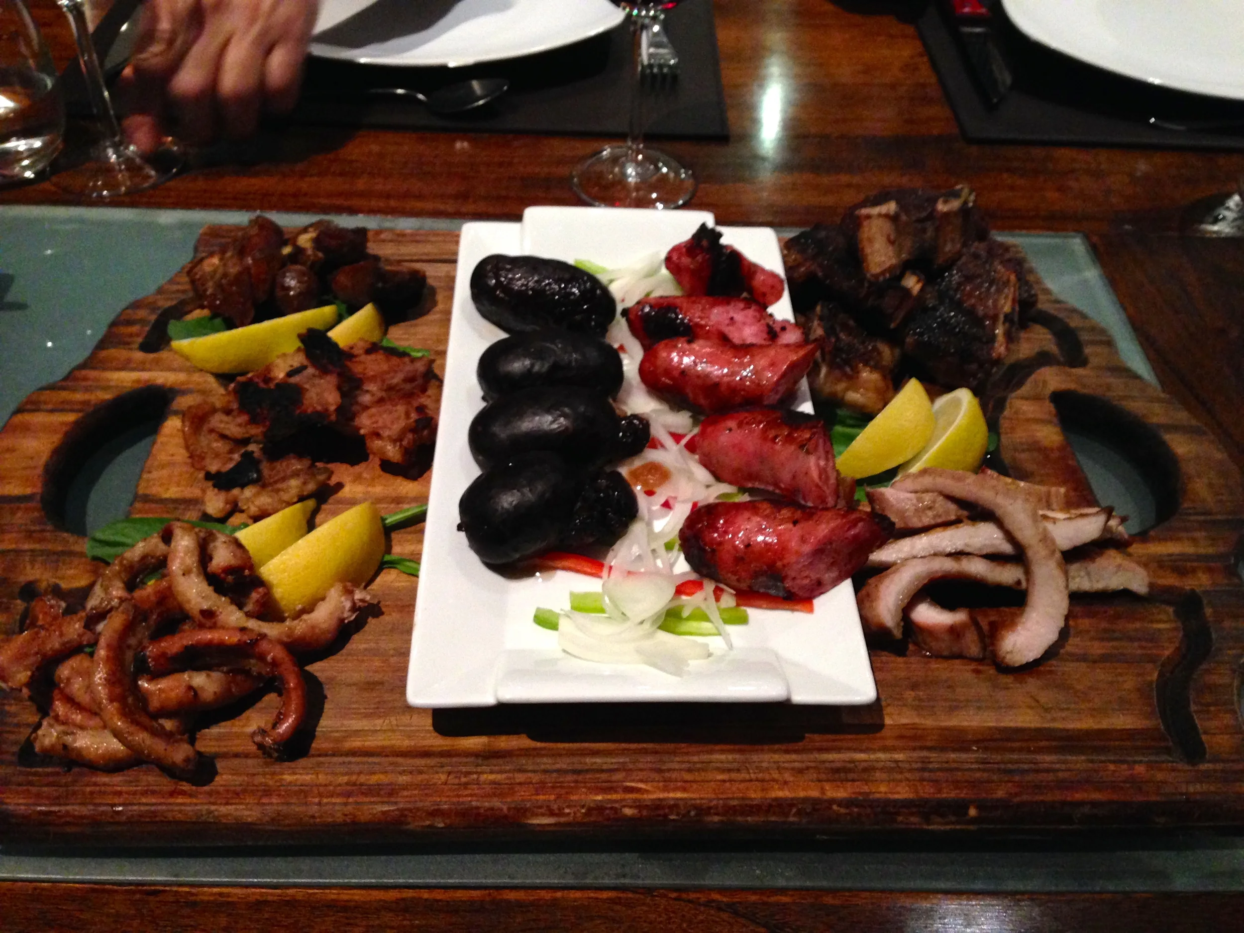  By now, you know Argentina is known for steak. &nbsp;After digging around for some of the best kept restaurant secrets, I found&nbsp; Steaks by Luis , which offered an authentic  asado  dining experience and 5-course meal. &nbsp;It's located in the 