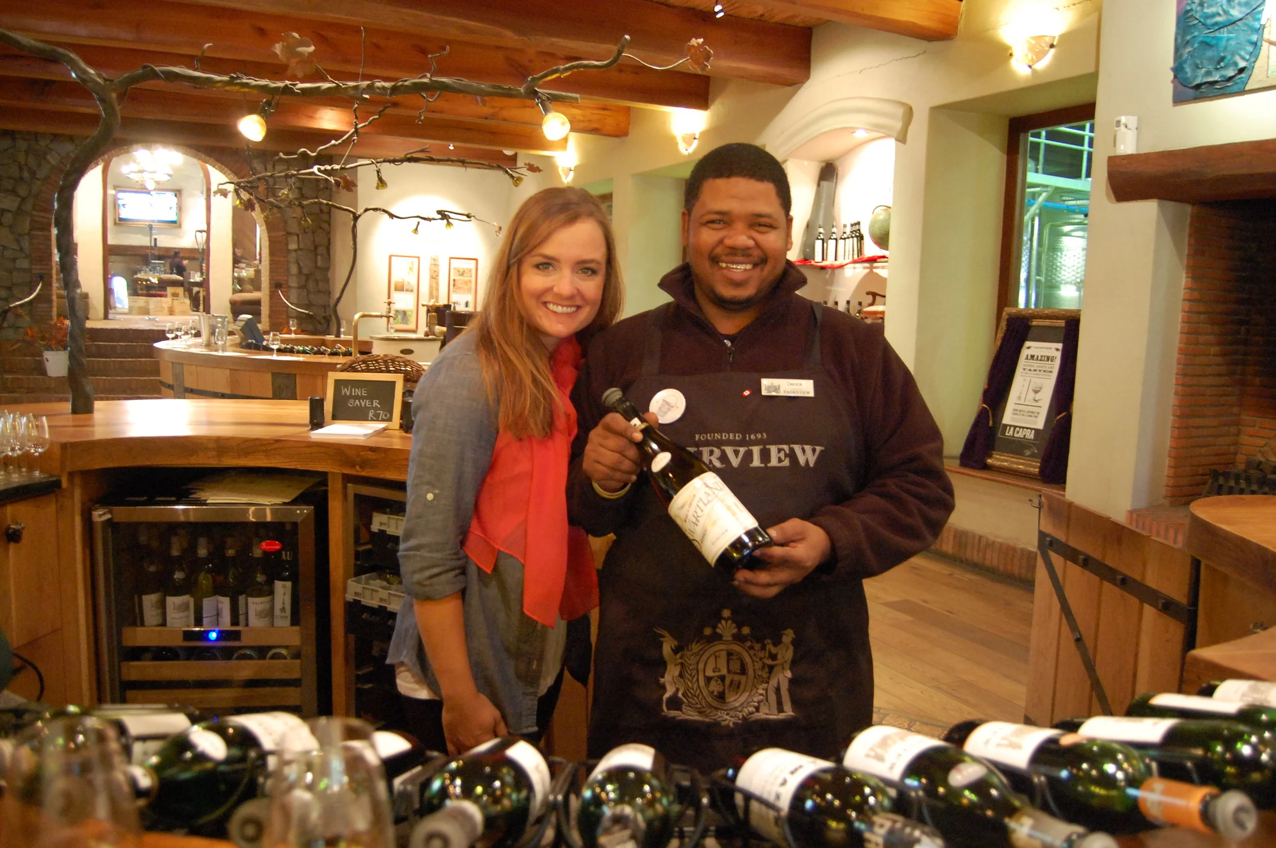  To make up for the shark fiasco, I decided to drown myself in wine. &nbsp;South African wine is highly underrated. &nbsp;Most countries boycotted exporting their wines until after their  apartheid  ended in the early 90's. &nbsp; 