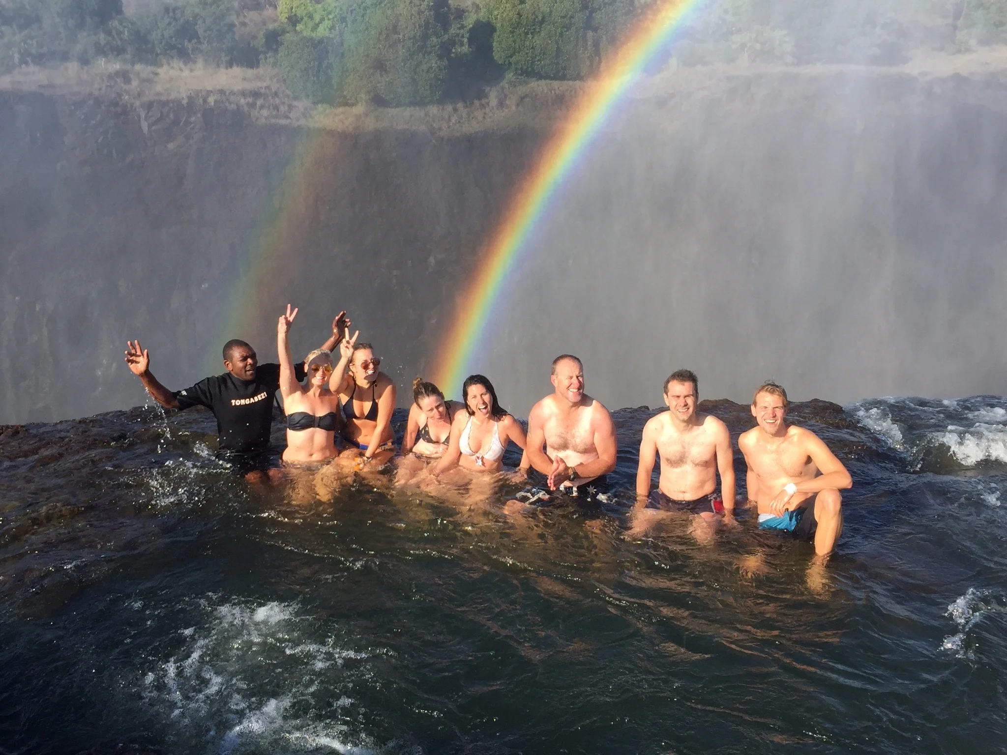 On our last day, we took the first available excursion to Devil's Pool. &nbsp;We had to go through customs on the Zimbabwe and Zambia side two times (crossing and coming back). &nbsp;  If you're planning to do this, make sure to get a double-visa fo