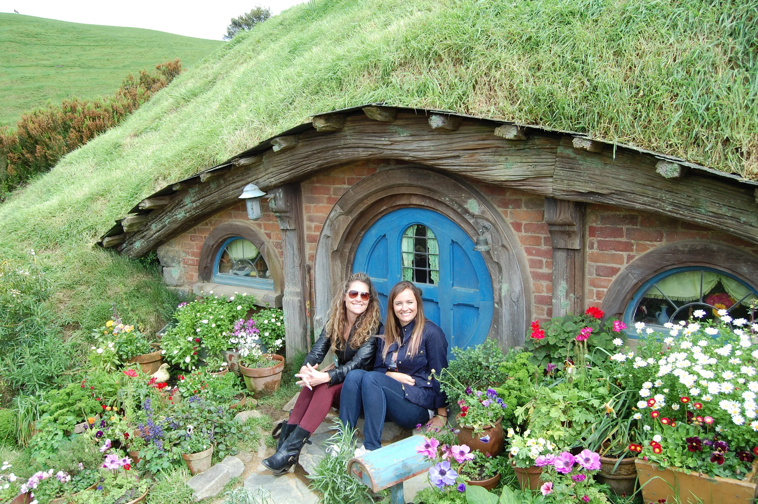  Hobbiton was originally created for Lord of the Rings (LOTR), then torn down. &nbsp;It was recreated for The Hobbit trilogy. &nbsp;Instead of being torn down a second time, Peter Jackson and the farm owner decided to keep it, so tourists could visit