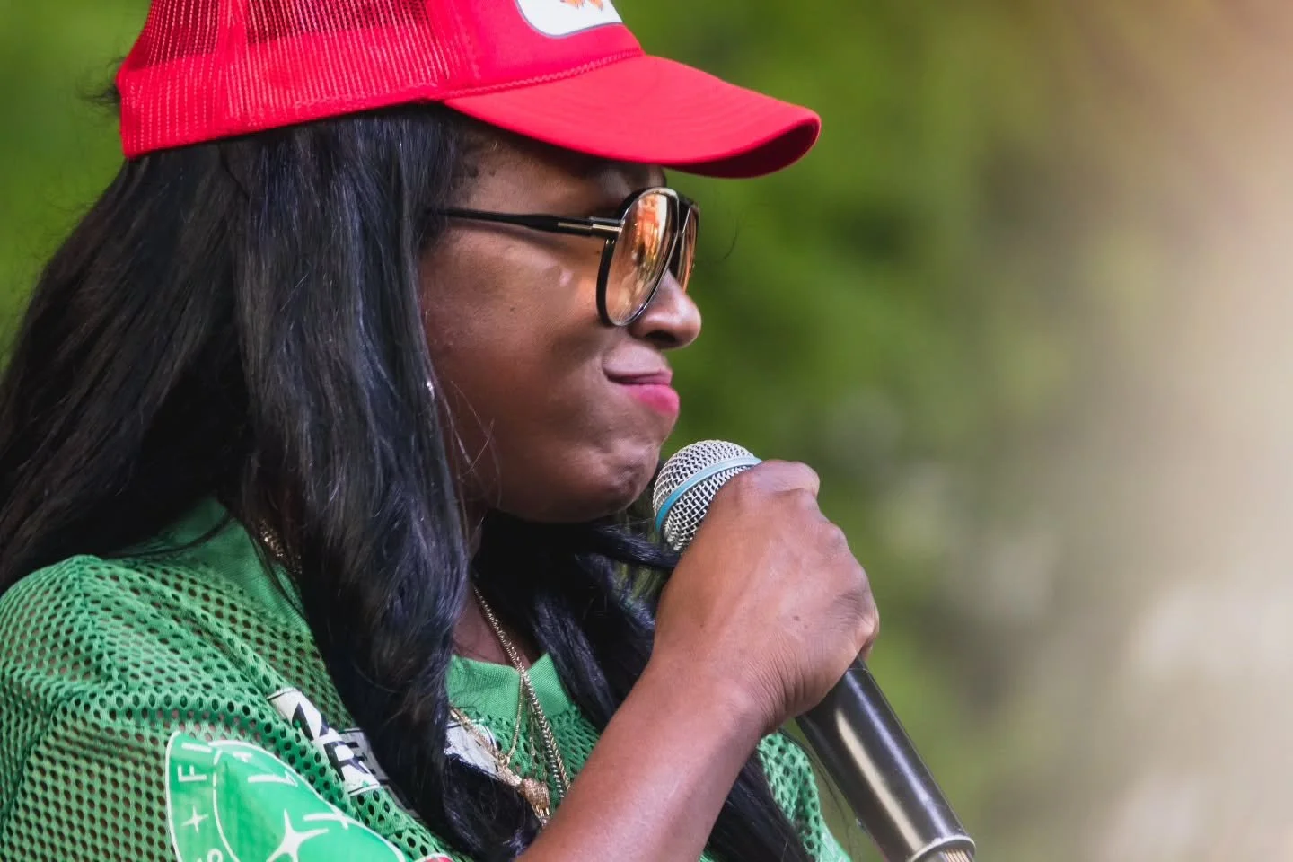 Blessed by southern hummingbird @tweet_ at #jazzandblossoms by @wordsbeatsandlife &amp; @downtowndcbid