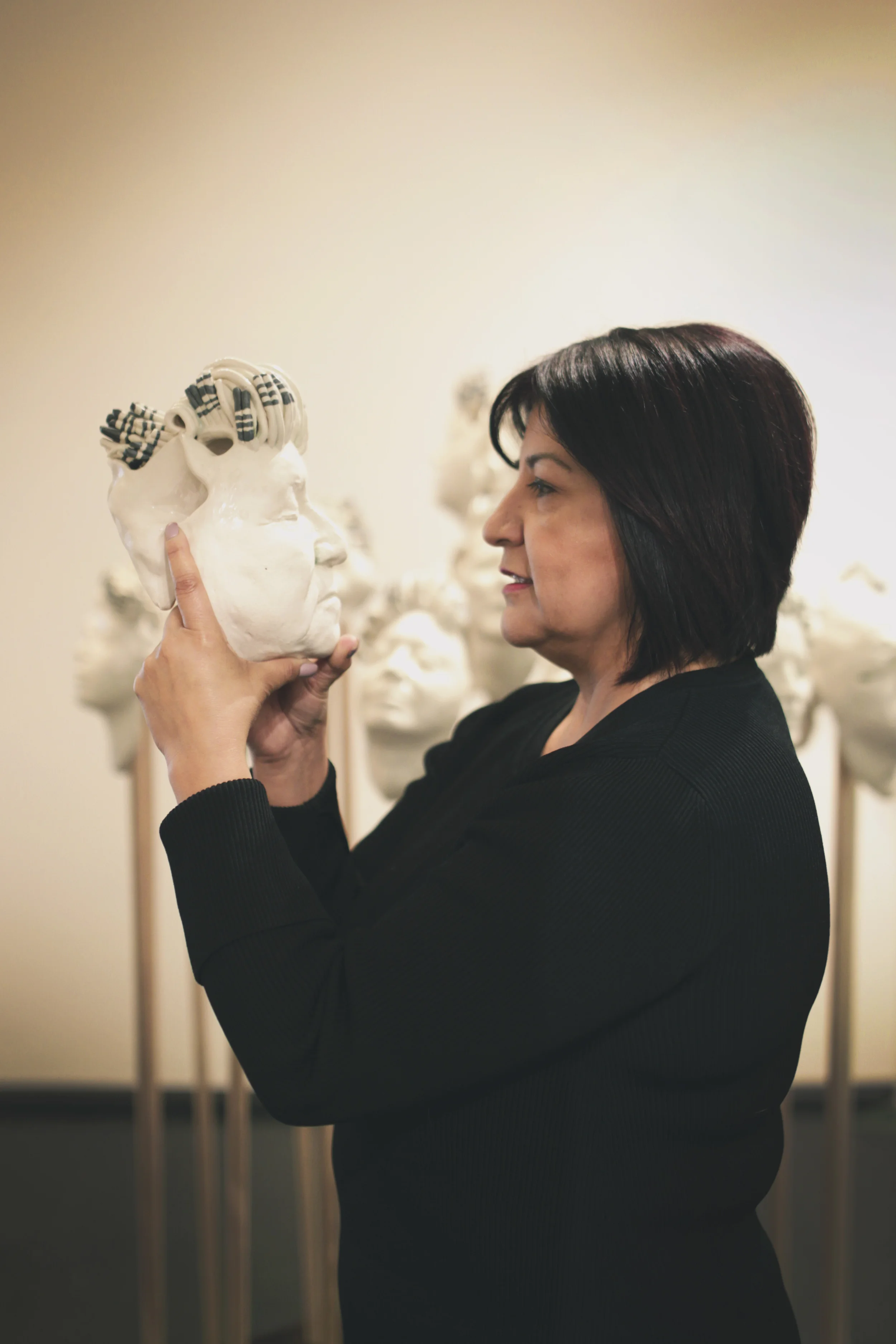 Chilean artist Cecilia Castro will have her art exhibited at the gallery and host a ceramics workshop. 