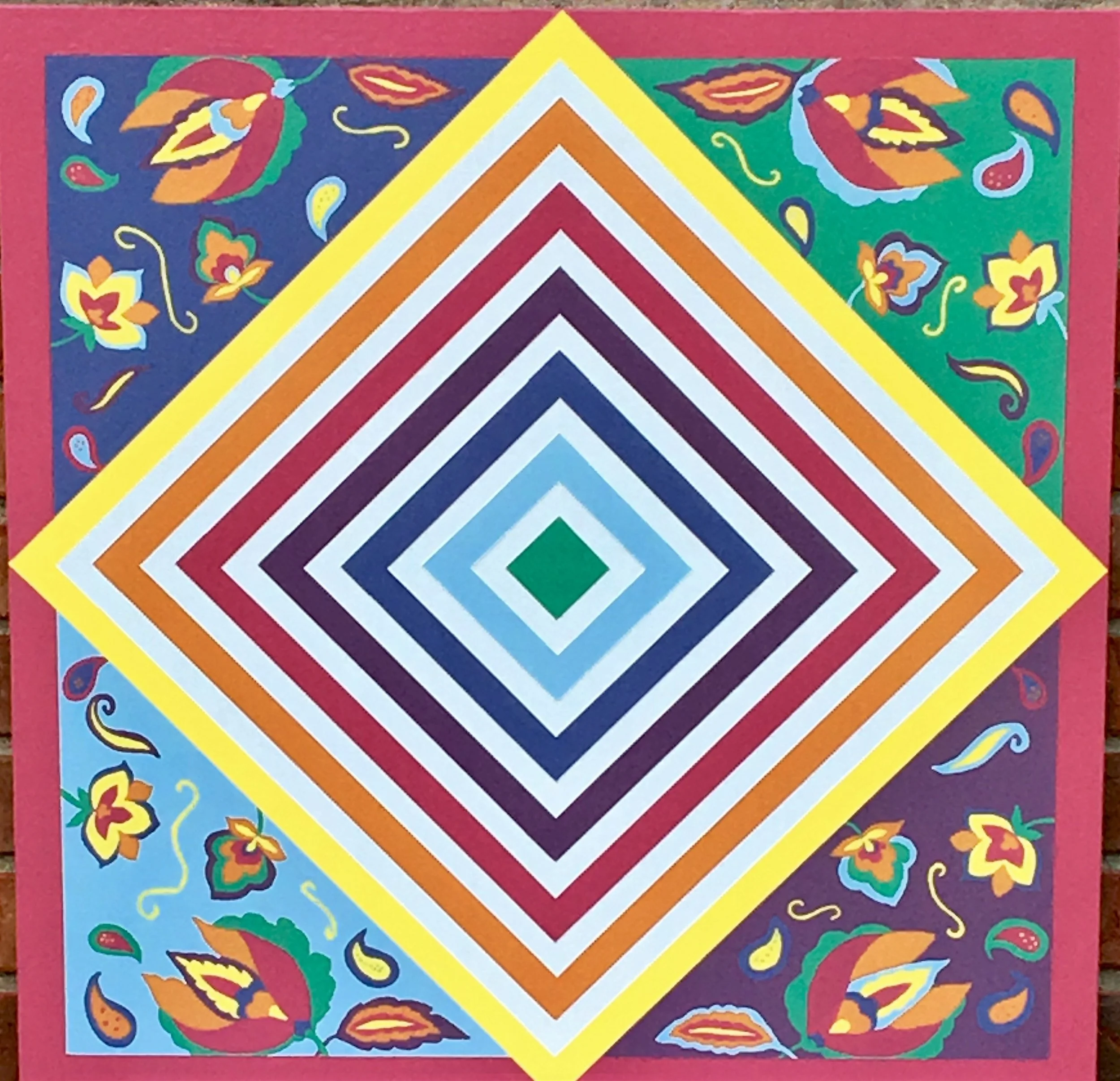 PAISLEY CUSTOM Barn Quilt