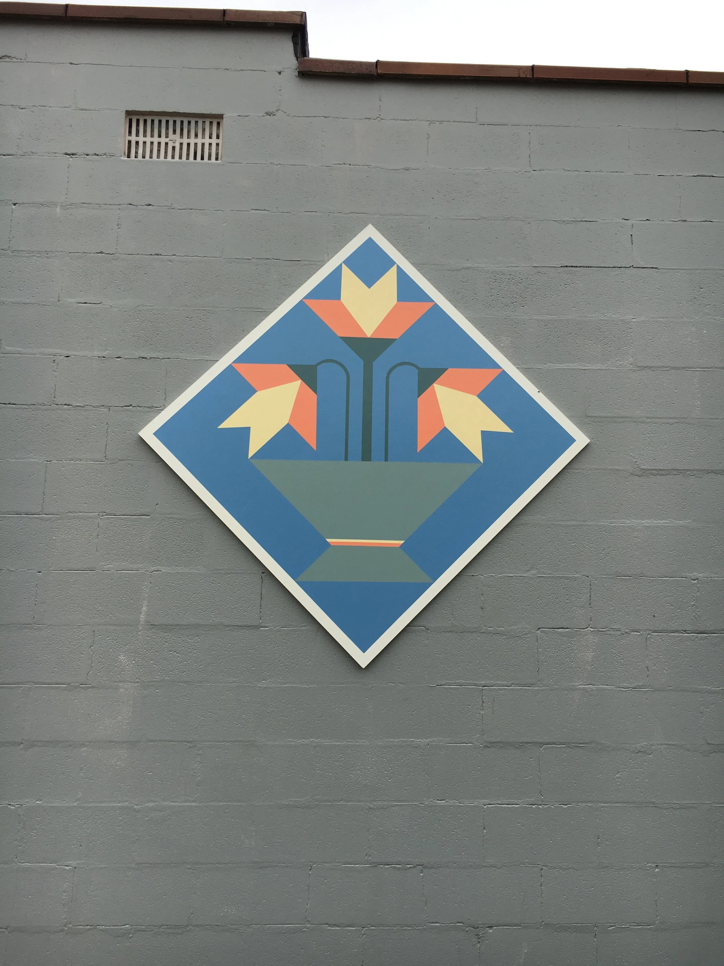 LILLIES Barn Quilt in Hope Indiana