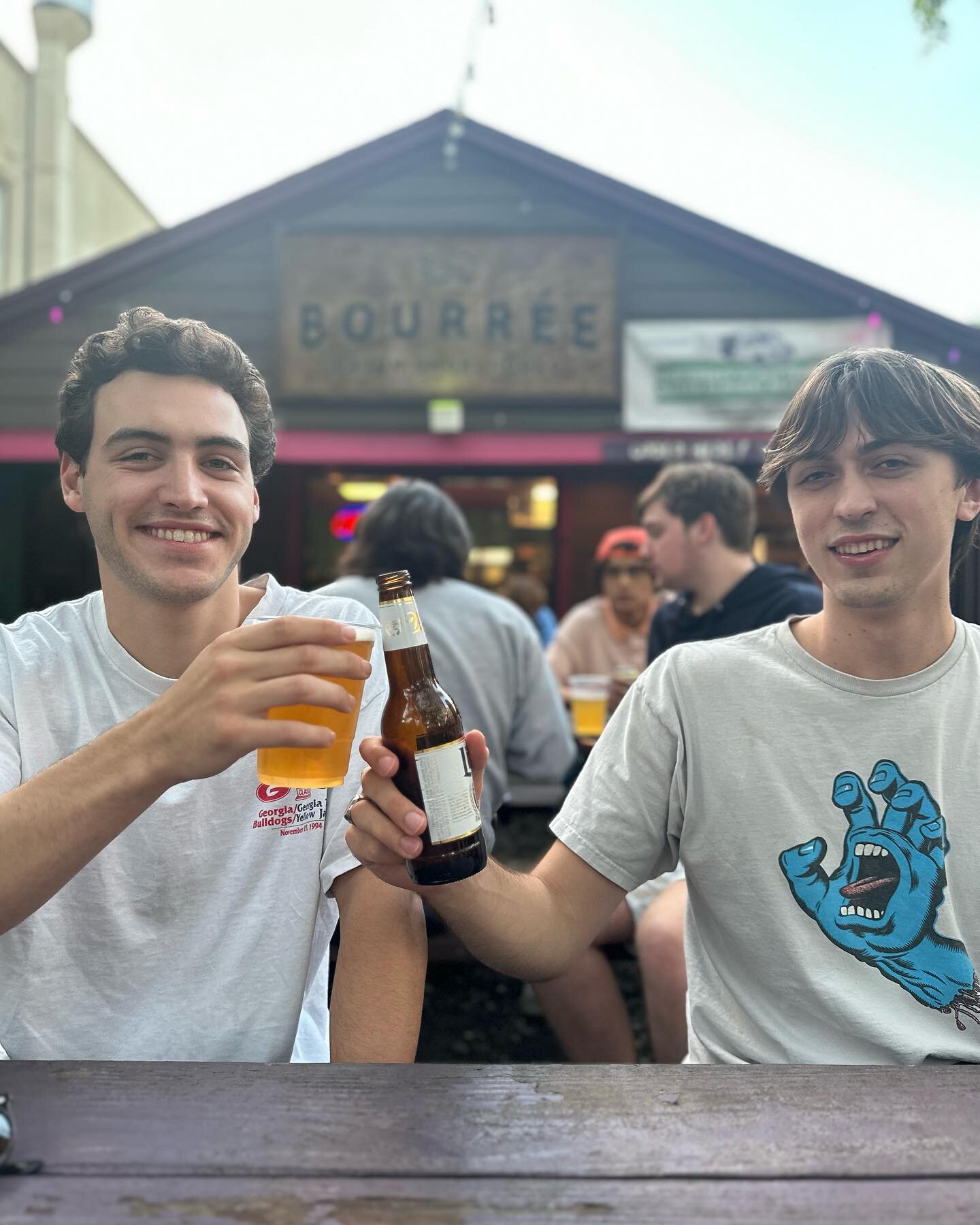 Weekend squad &mdash; y&rsquo;all rocked it 🎶🍻🍗 Shout-out to  our Uptown friends at Loyola and Tulane, especially the talented @tuller.music 🙌