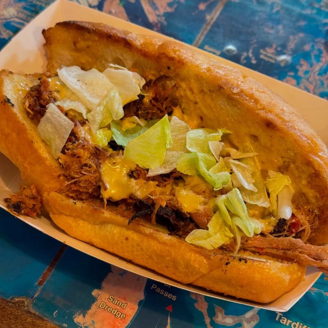 Thanks for the 🥖🫶, @dode_eats! ⬇️
Repost: &ldquo;The lemon grass pulled pork poboy on a @dpbakerynola loaf from @bourreenola! Extremely delicious and a steal.&rdquo;